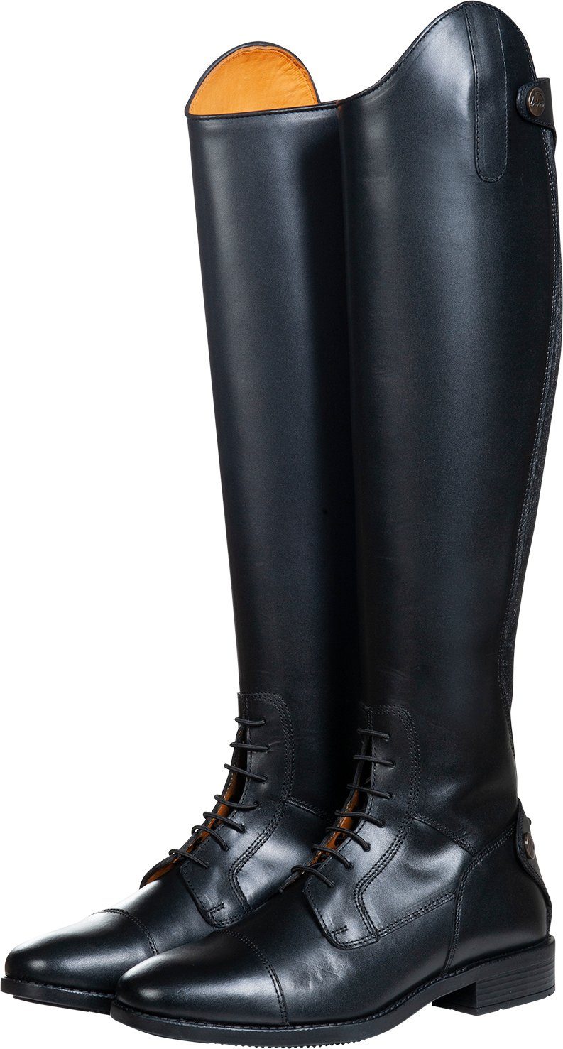 Einsätze elast. W. Classic-ex. Style Schnürung, doppelte elastische M Memory Reitstiefel Foam Reitstiefel -Latinium kurz, Innensohle, HKM