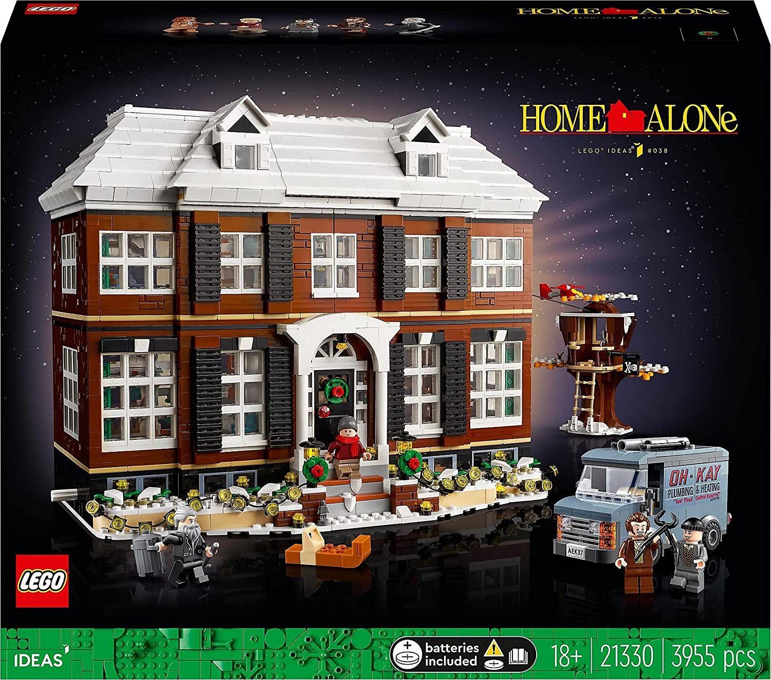 LEGO® Spielbausteine 21330 Ideas Home Alone Exklusives Bauset, (21330, 3955 St., 21330)