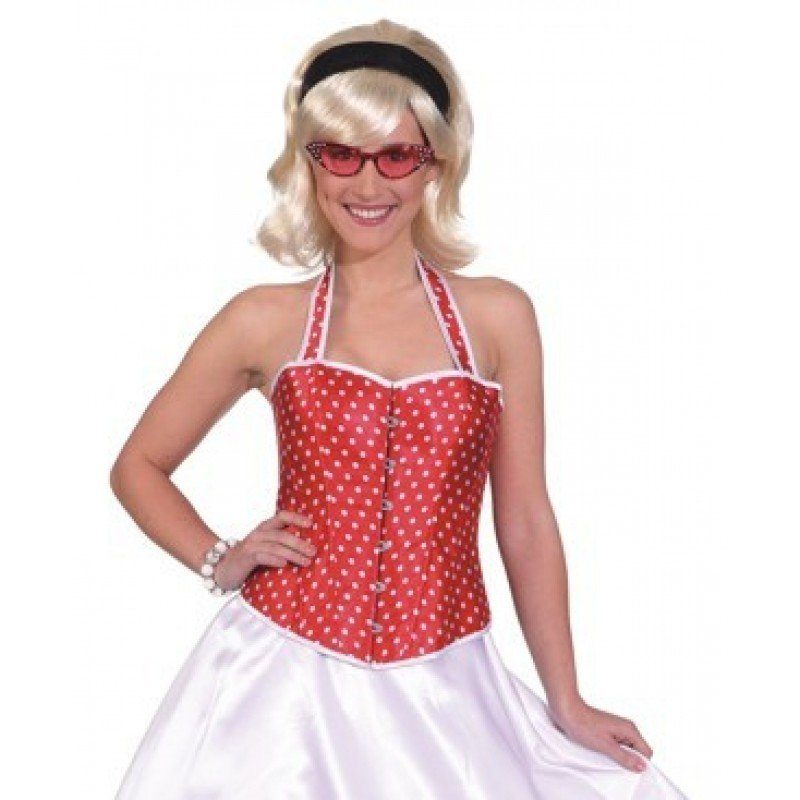 Wilbers Satin PinUP Damen Kostüm Rock’n Roll 50er Jahre Gr. 40 Scherzwelt
