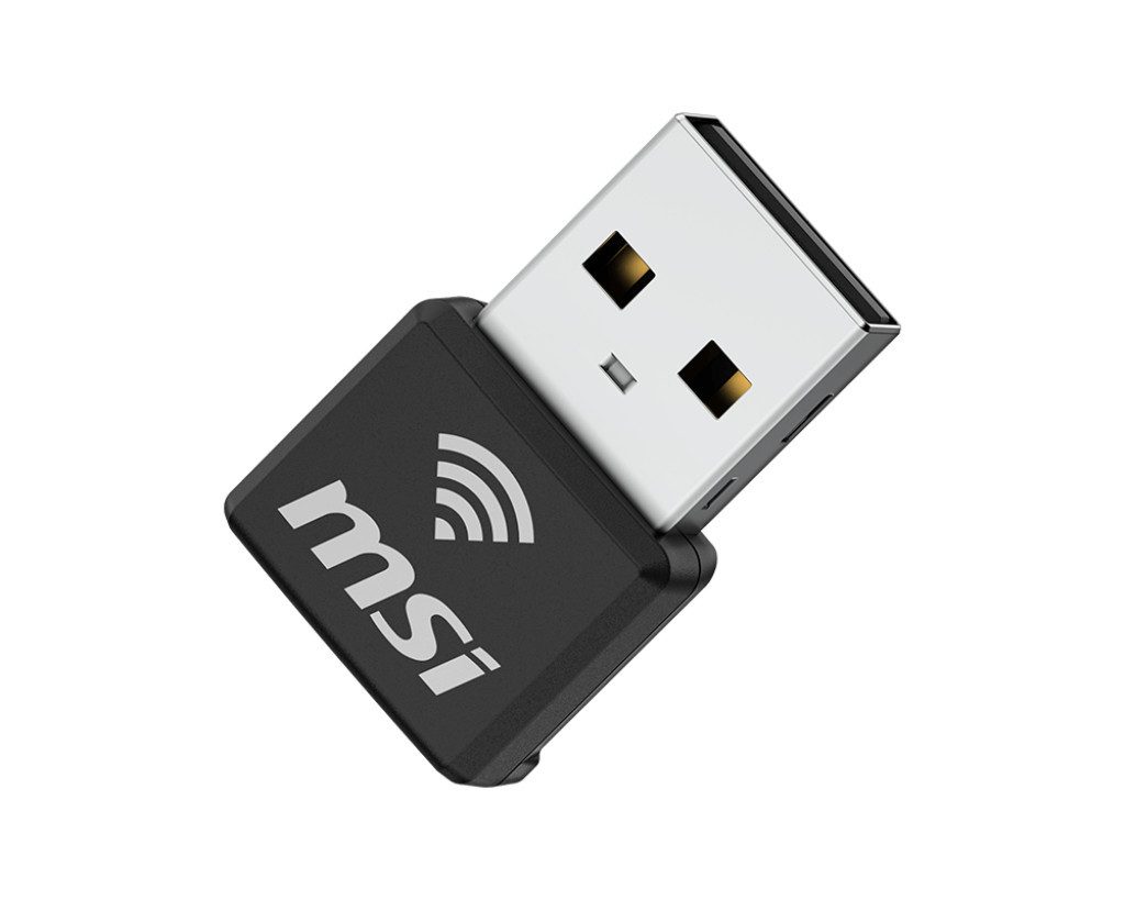 MSI AX 1800 Nano WiFi USB Stick Netzwerk-Switch schwarz