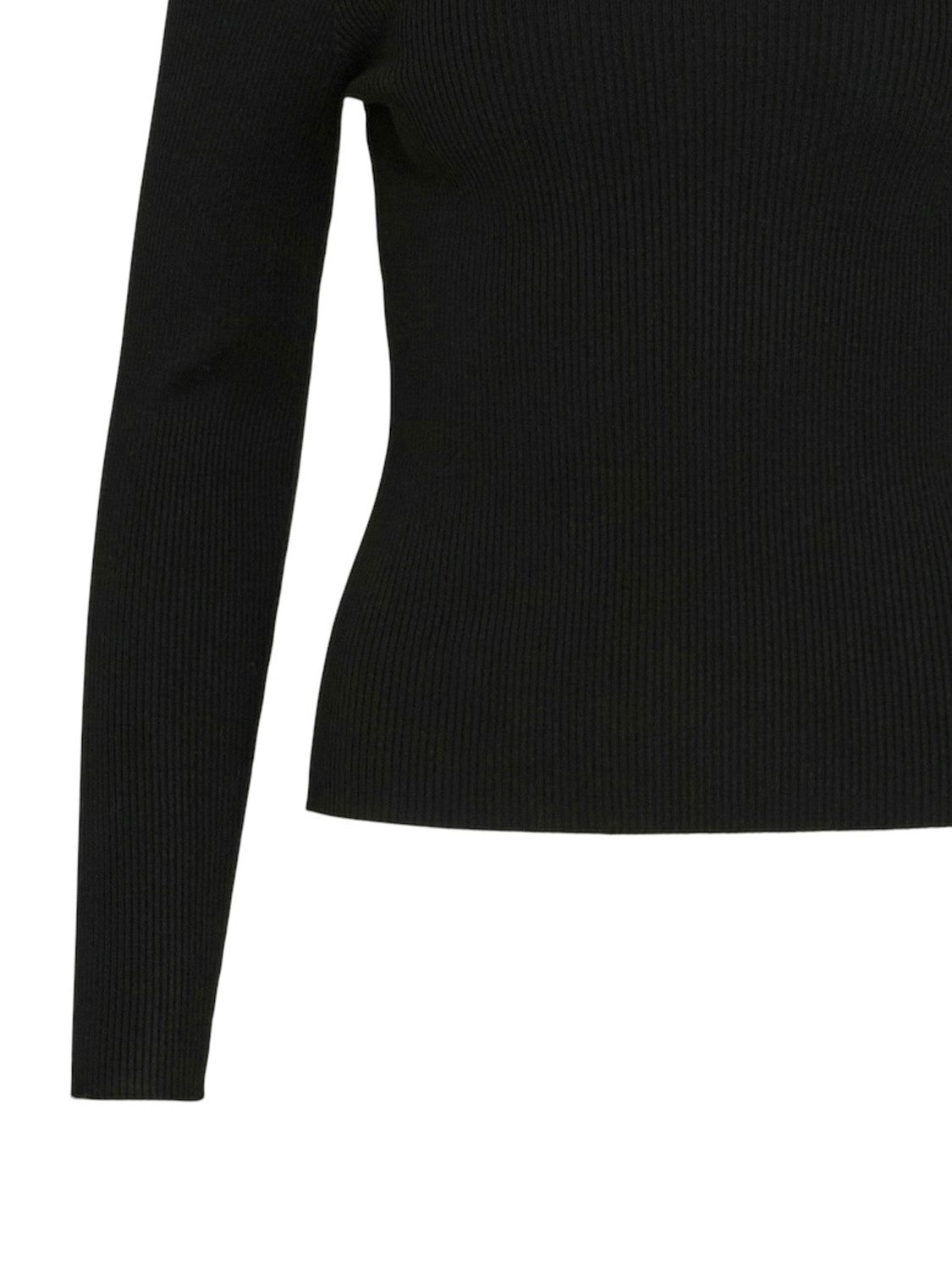 Vila Longpullover Regular Fit Rundhals gestricktes Oberteil VINELLY L/S NECK DETAIL KNIT TOP