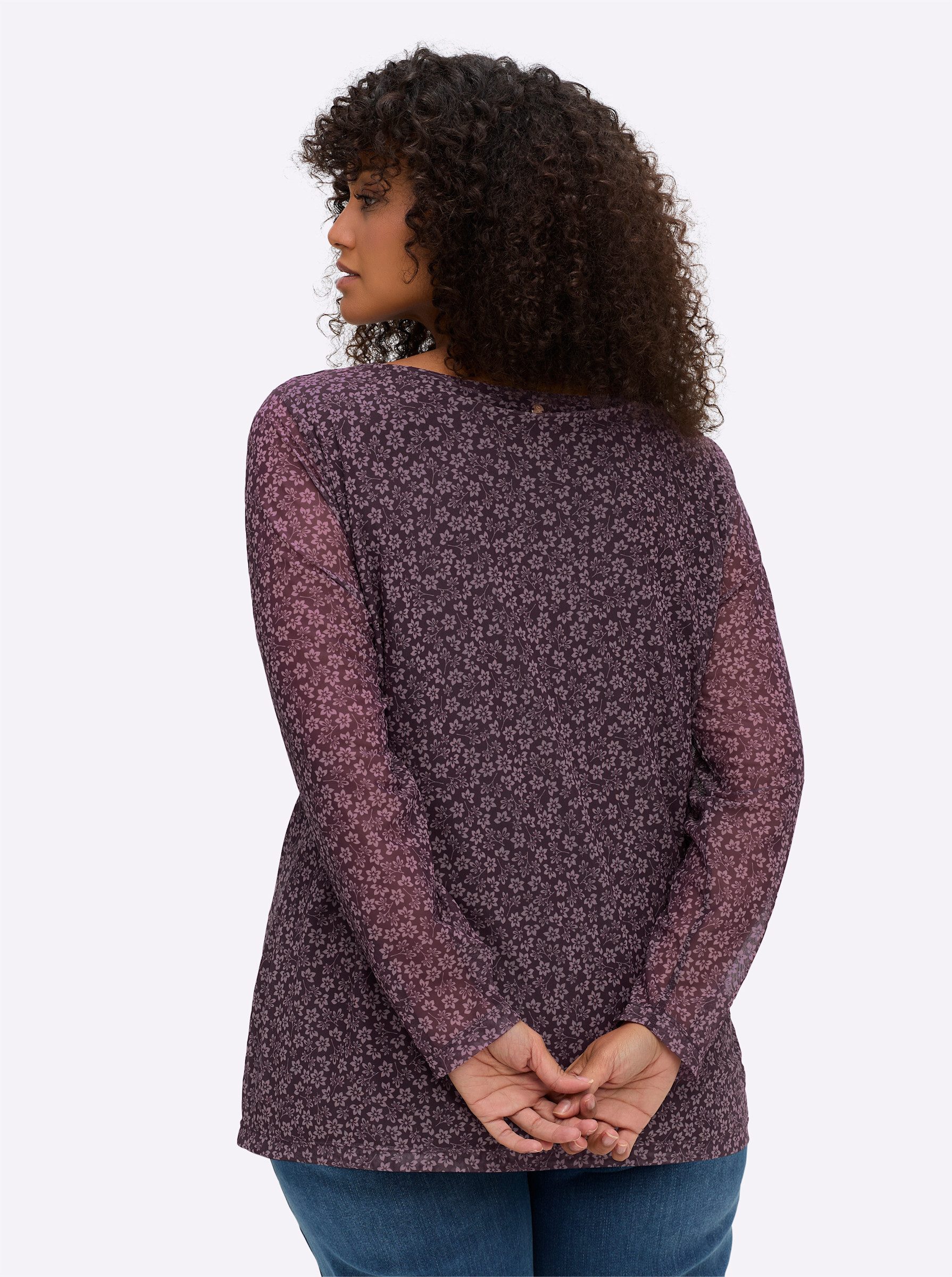 Sheego T-Shirt Langarmshirt . günstig online kaufen