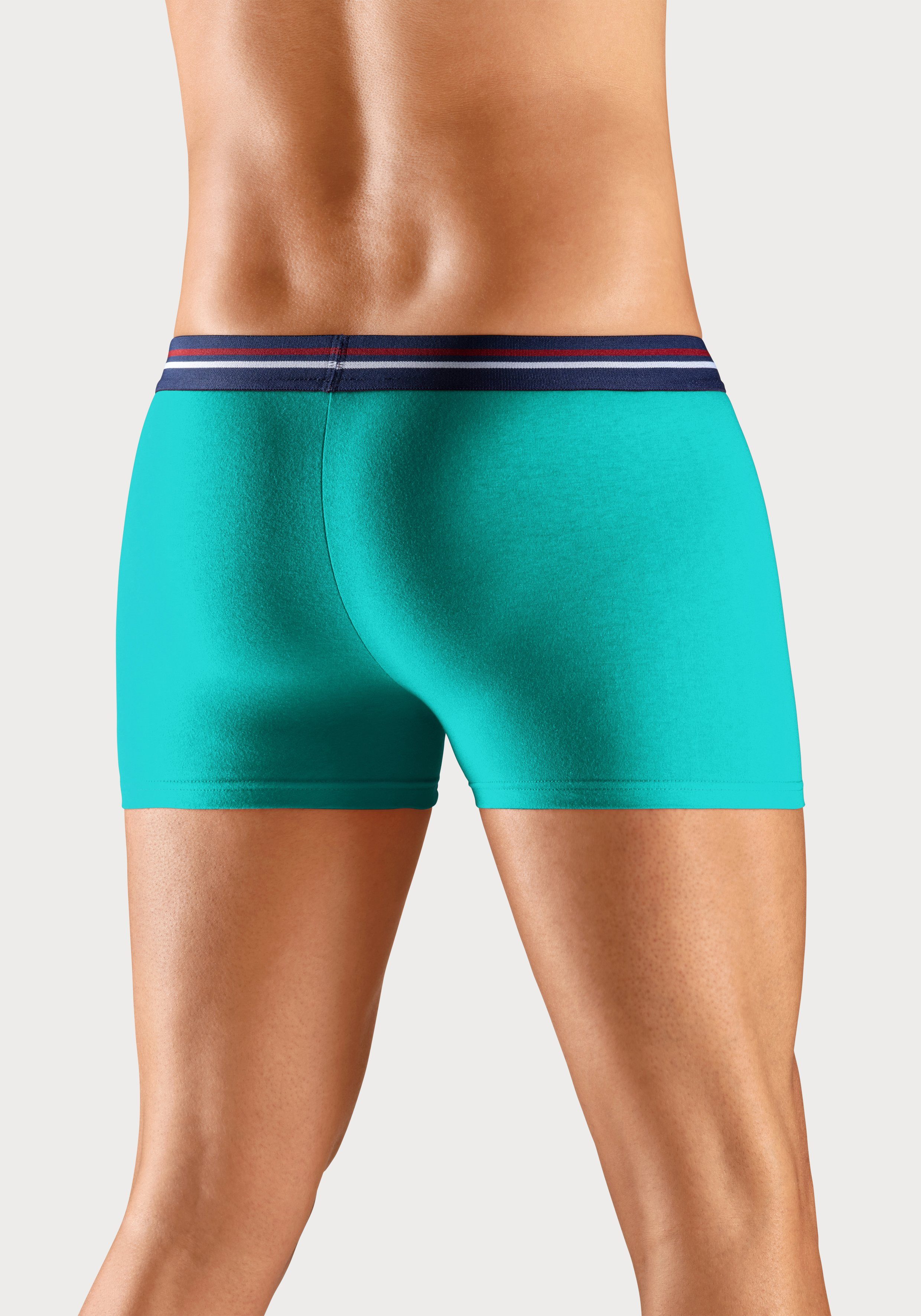 H.I.S Boxer Boxershorts für Herren (Packung, 5-St) mit Streifen und Markenlogo im Bund