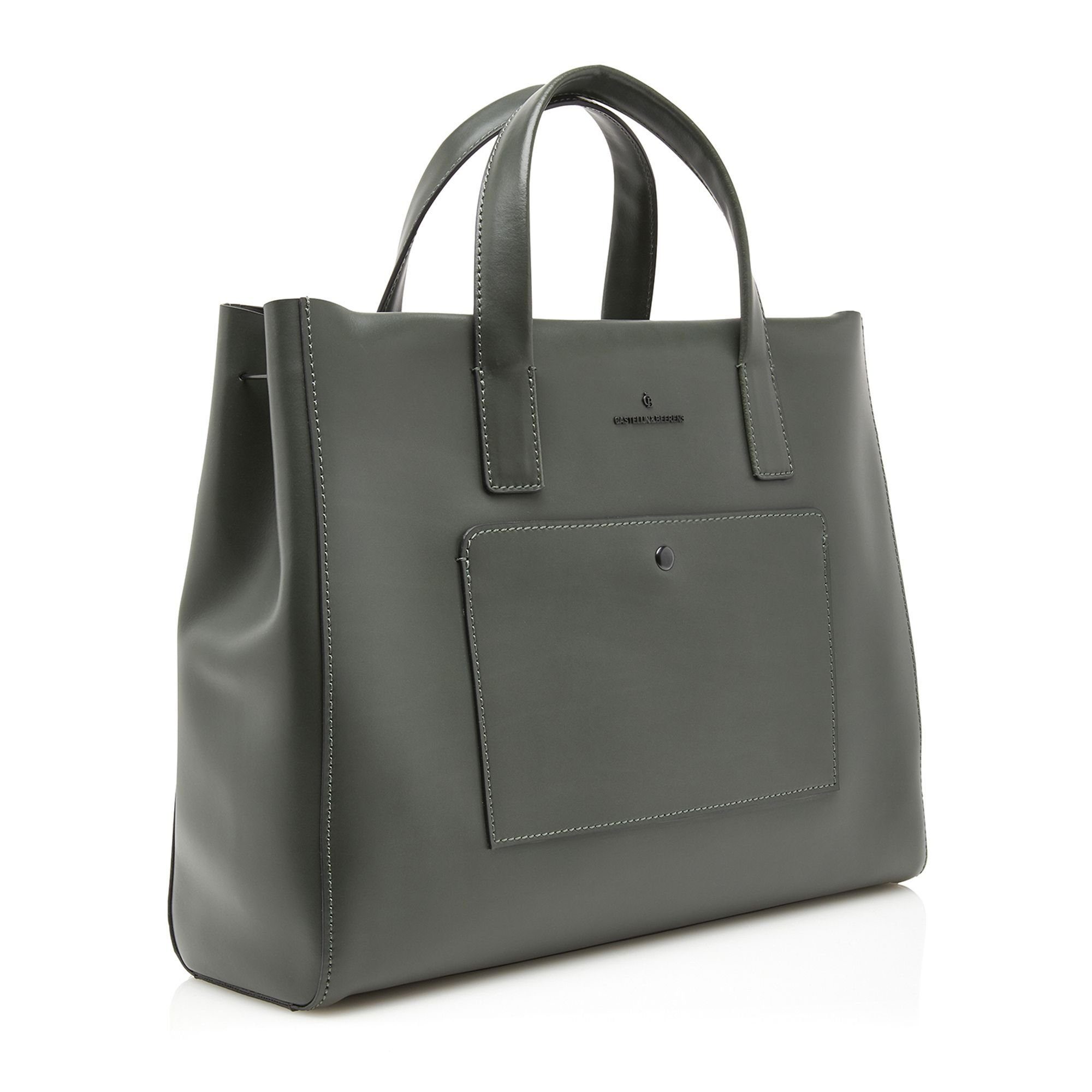 Dama, Leder Beerens & green Henkeltasche Castelijn