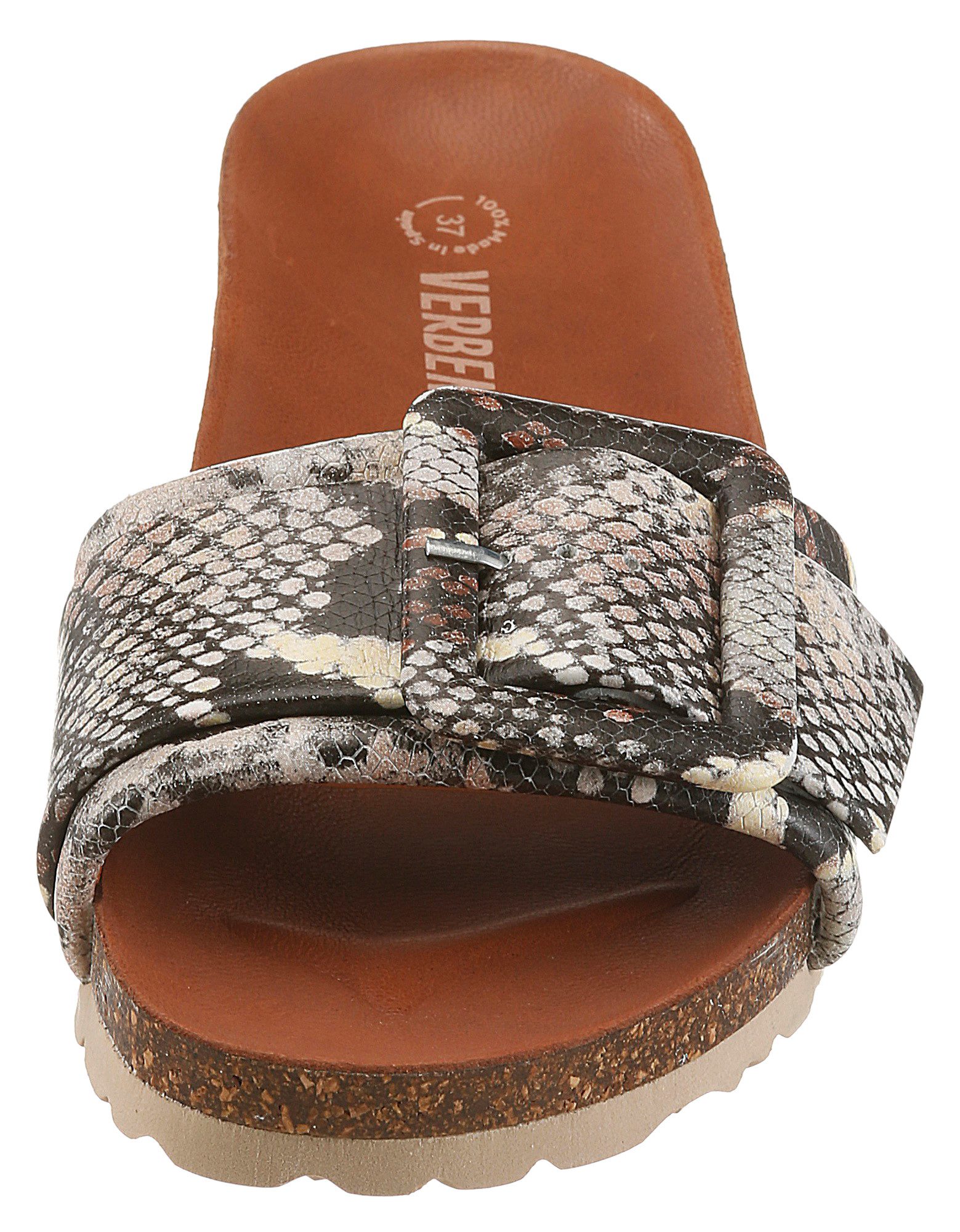 VERBENAS REIKO MAMBA Pantolette Hausschuh, Sommerschuh, Strandschuh, Urlaubsschuh zum Schlupfen – Bild 4 von 5