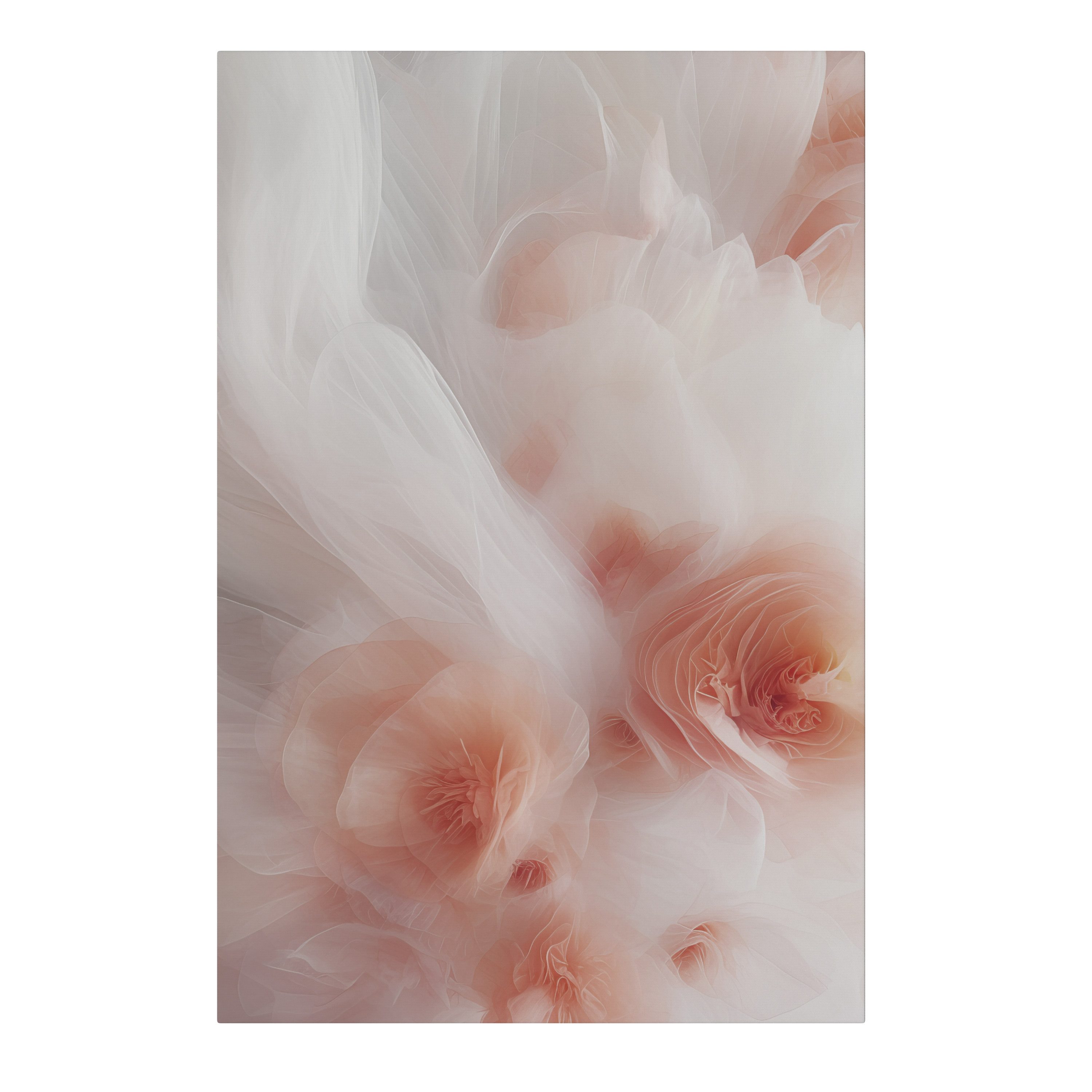 SPACEREBELS Leinwandbild TENDER BLOSSOM VEIL, Romantik (1 St), 3 cm Keilrahmen, Baumwollleinwand