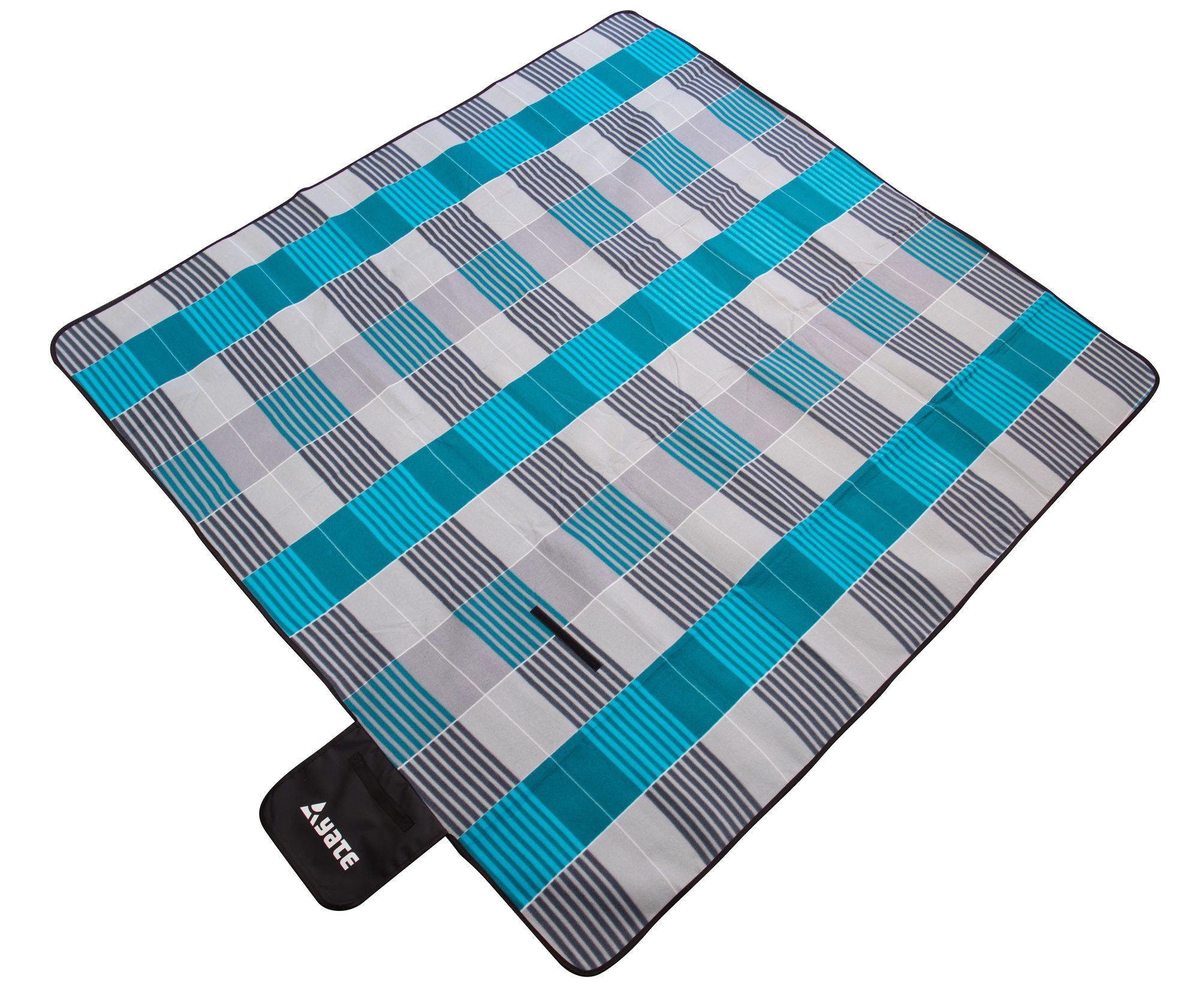 Picknickdecke Fleece Picknickdecke 200 x 200 cm wasserabweisend, isoliert & tragbar, Yate