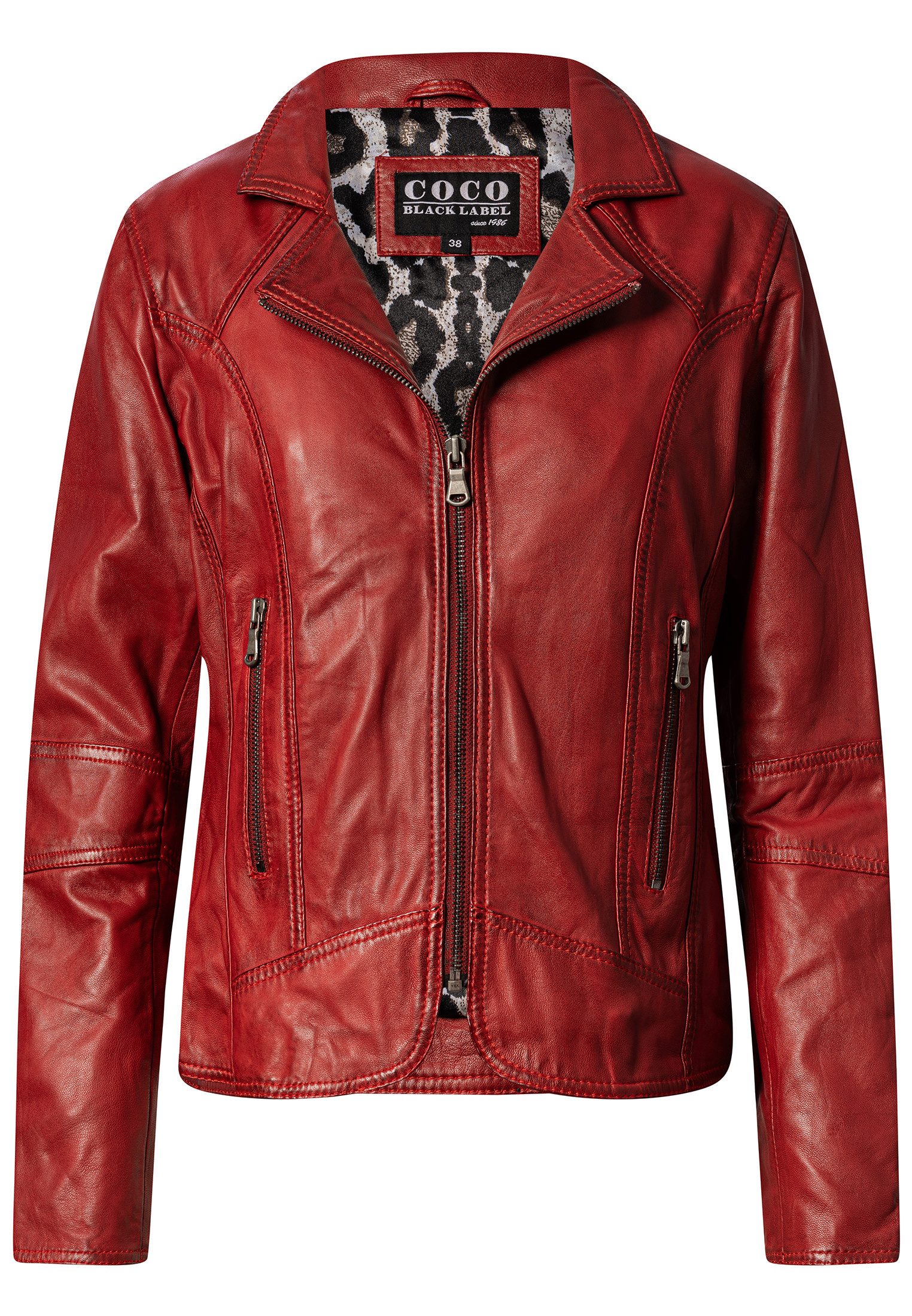 CBL Lederjacke MQ-44962 mit reißverschlusstaschen günstig online kaufen