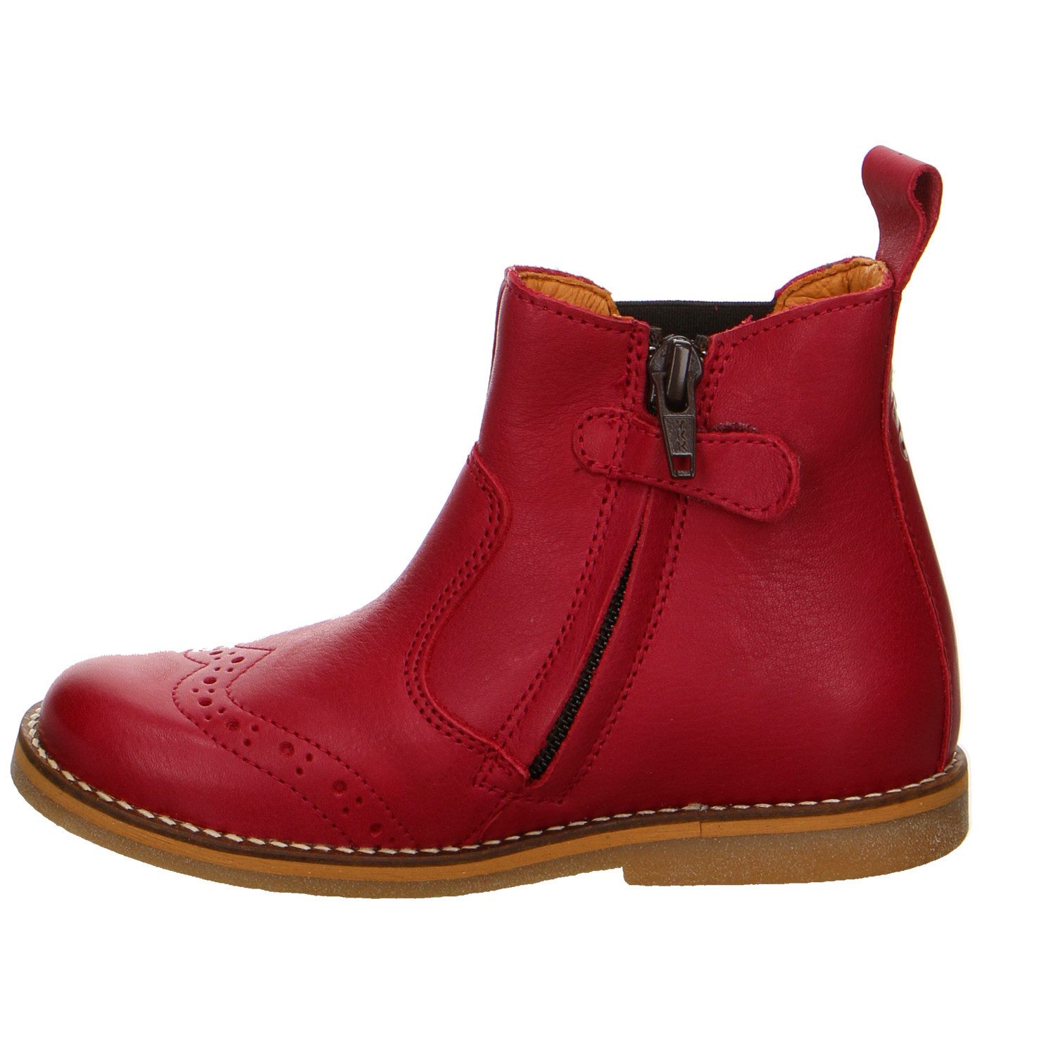 froddo® Froodo Leder Klettstiefel Mädchen rot Klettschuh – Bild 5 von 5