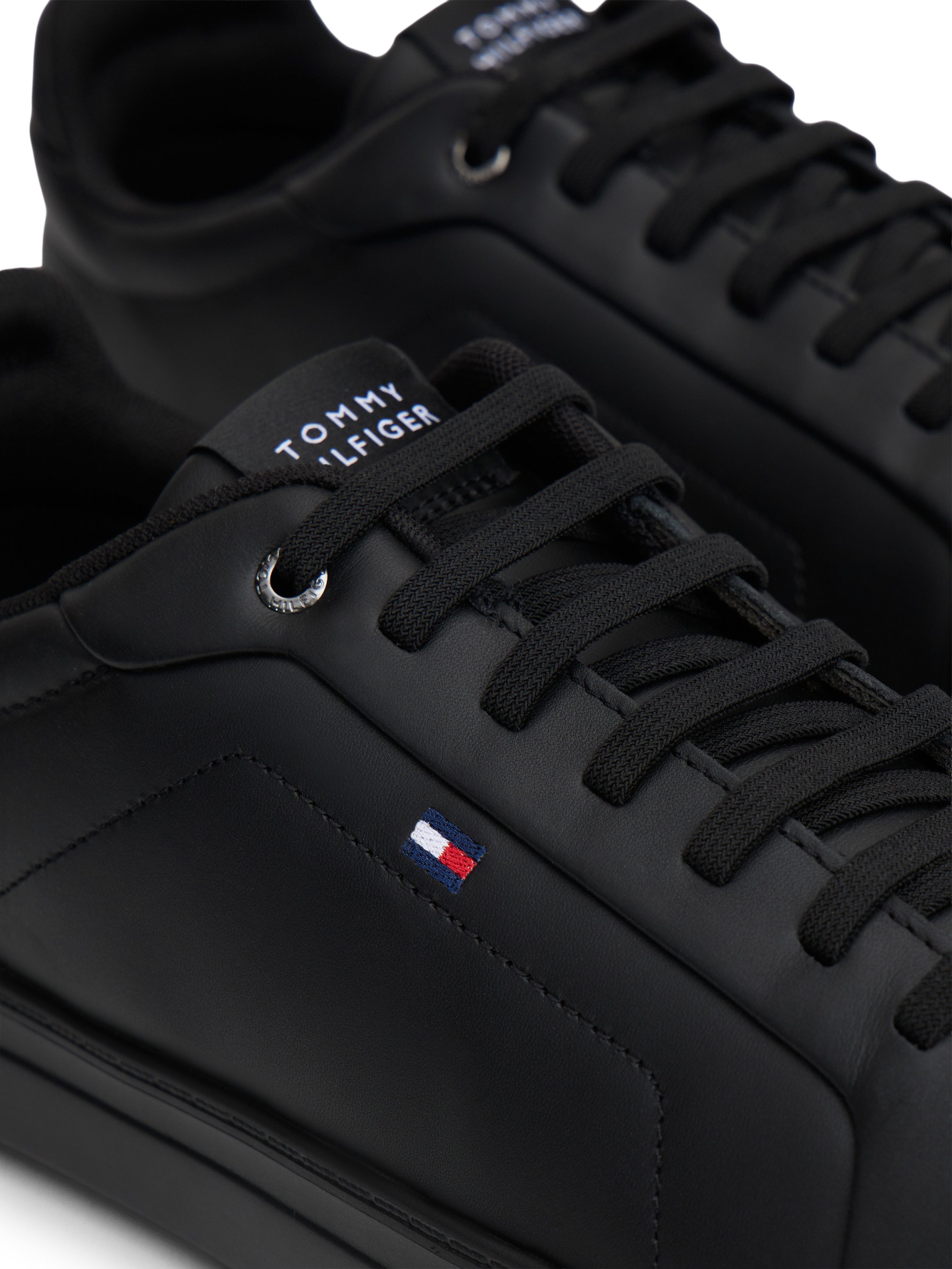 Tommy Hilfiger ICON COURT LIGHT ESS Sneaker, Freizeitschuh, Halbschuh, Schnürschuh, weich gepolsterter Schaftrand
