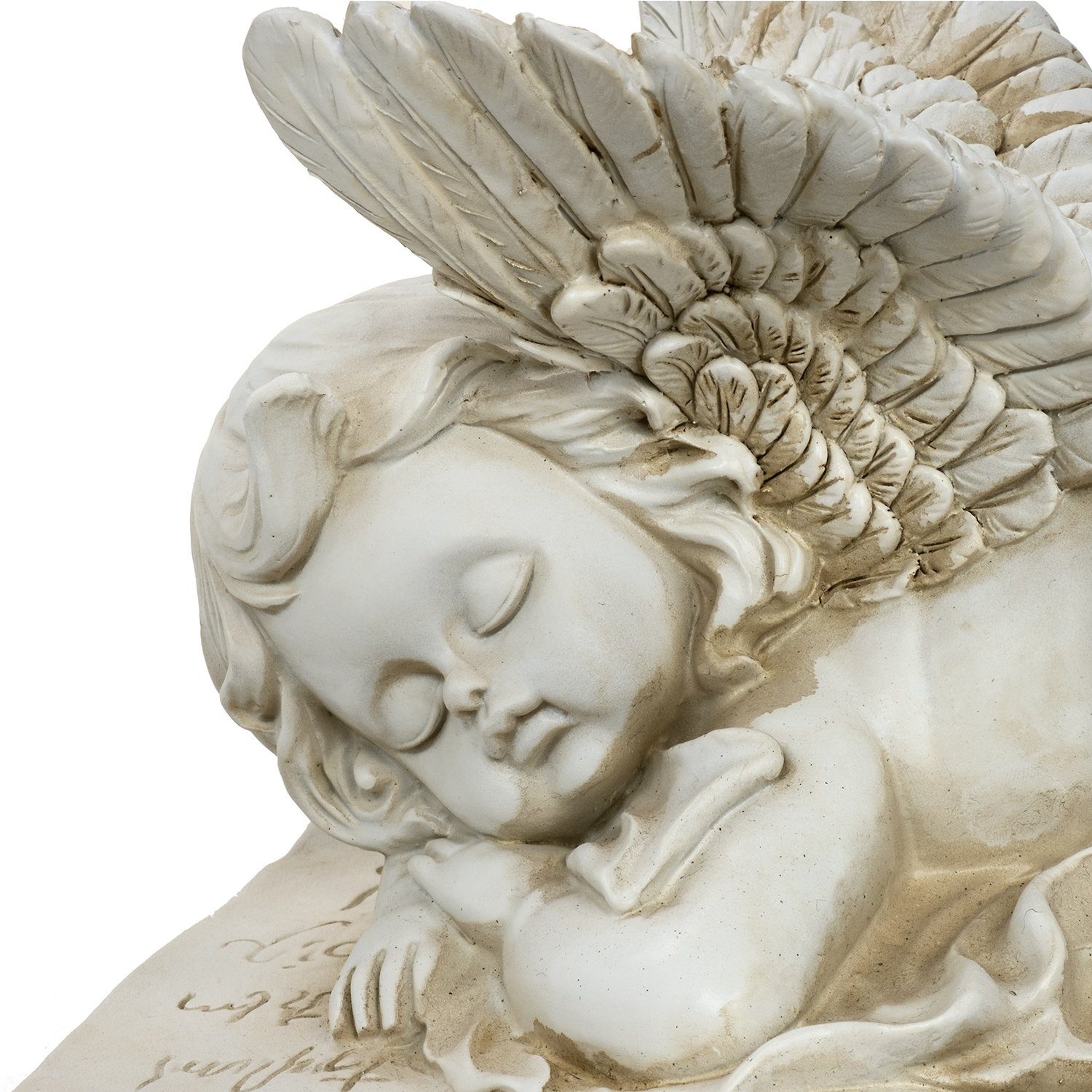 Moritz Buch, Dekoration Engel Figur Engelfigur auf Mädchen Engelchen schlafend Deko Engelsfiguren