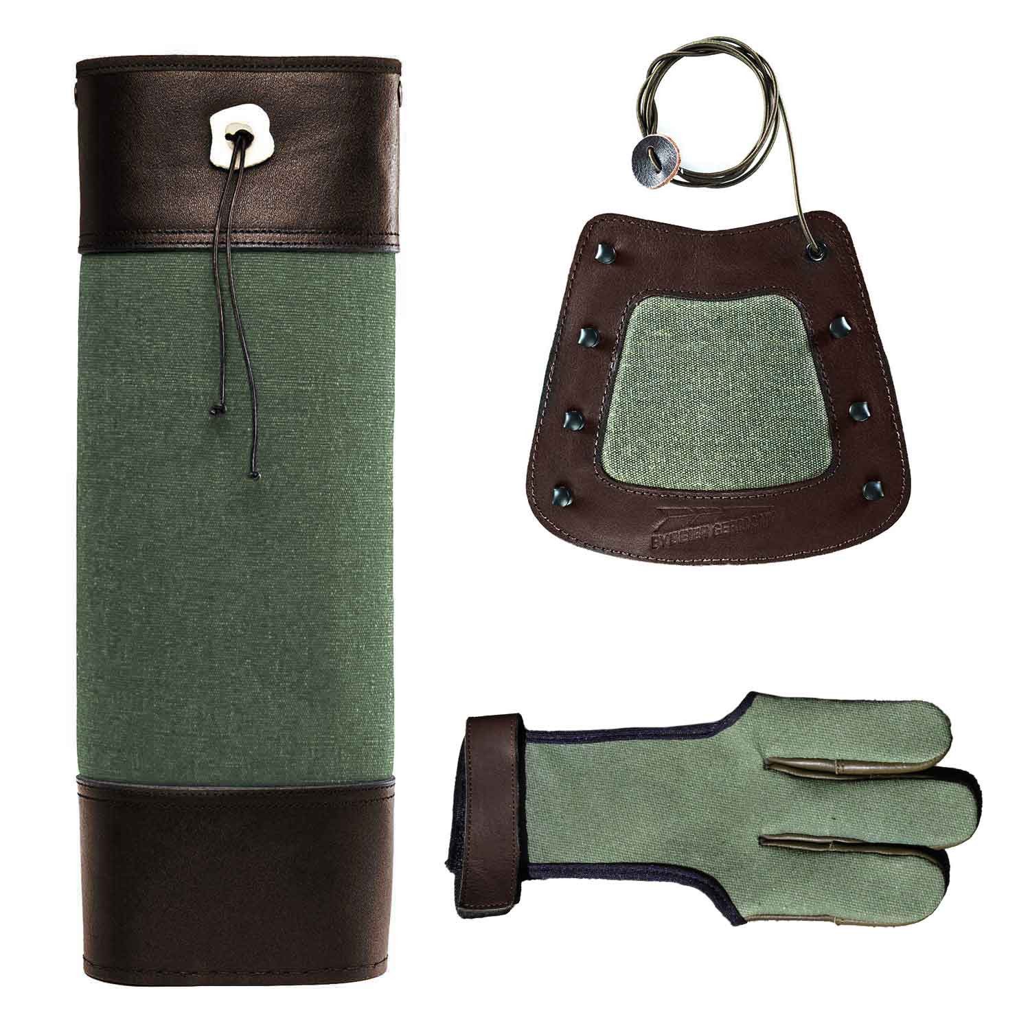 by Beier Germany Rückenköcher Rückenköcher Set Green Größe S
