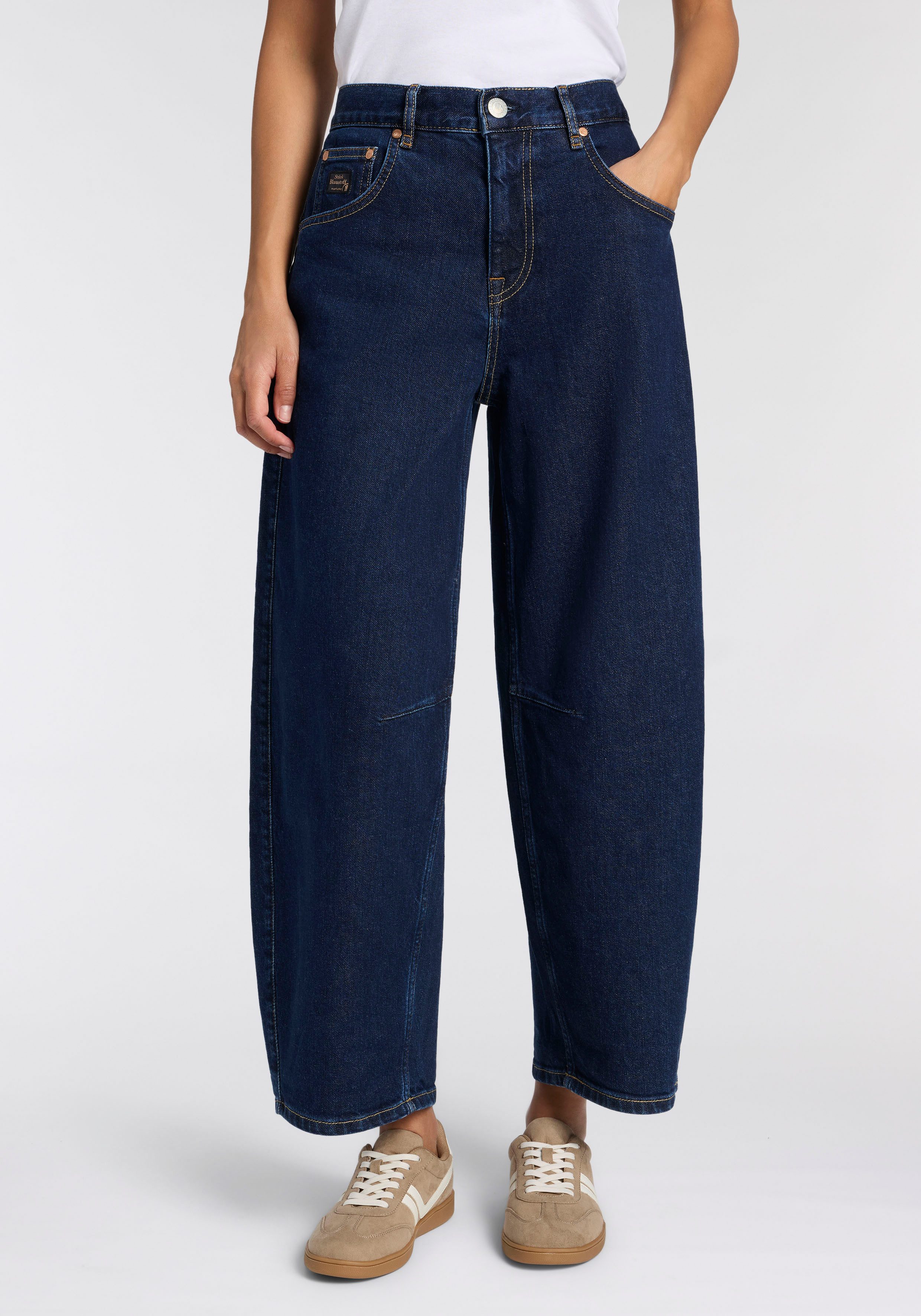 Herrlicher 5-Pocket-Jeans Barrow Denim aus leichtem Denim, Loose Fit