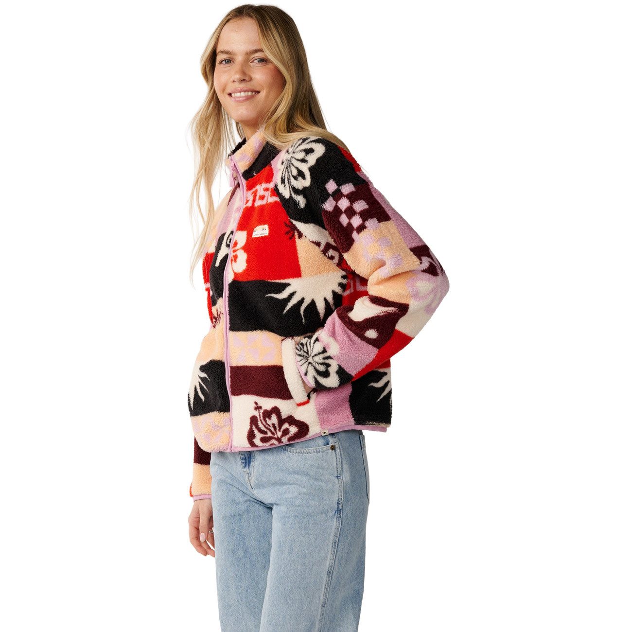 Rip Curl Fleecejacke Party Wave Polar Full-Zip Party Wave Polar Full-Zip