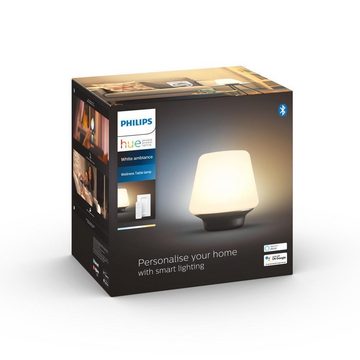 Philips Hue LED Tischleuchte Bluetooth White Ambiance Tischleuchte Wellness in, Smart Home Dimmfunktion, Leuchtmittel enthalten: Ja, LED, warmweiss, Tischleuchte, Nachttischlampe, Tischlampe