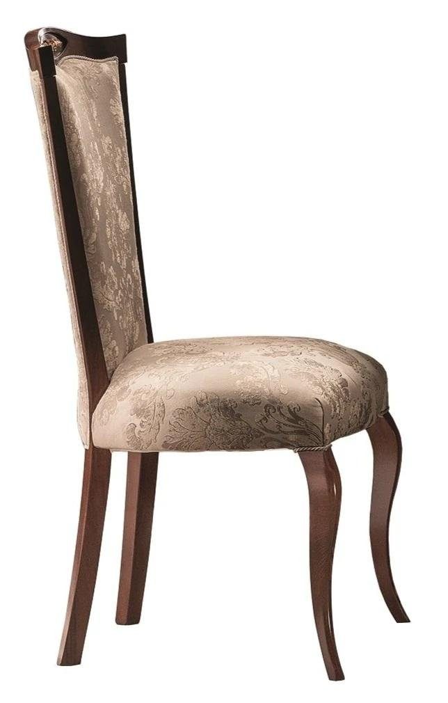 JVmoebel Stuhl Designer Stuhl Luxus Lehnstuhl Polster Stühle 1x Sessel Wohn Ess Zimmer Textil | Stühle