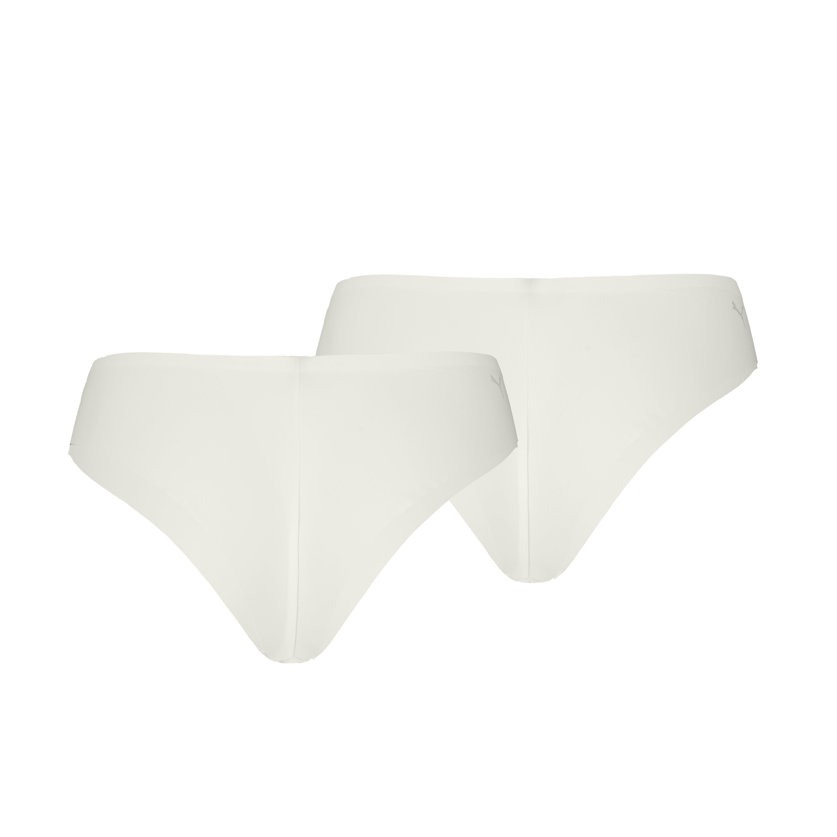 PUMA Brasilslip PUMA WOMEN MICROFIBER BRAZILIAN BRIEFS (2er Pack) nahtlose Ränder für eine unsichtbare Passform