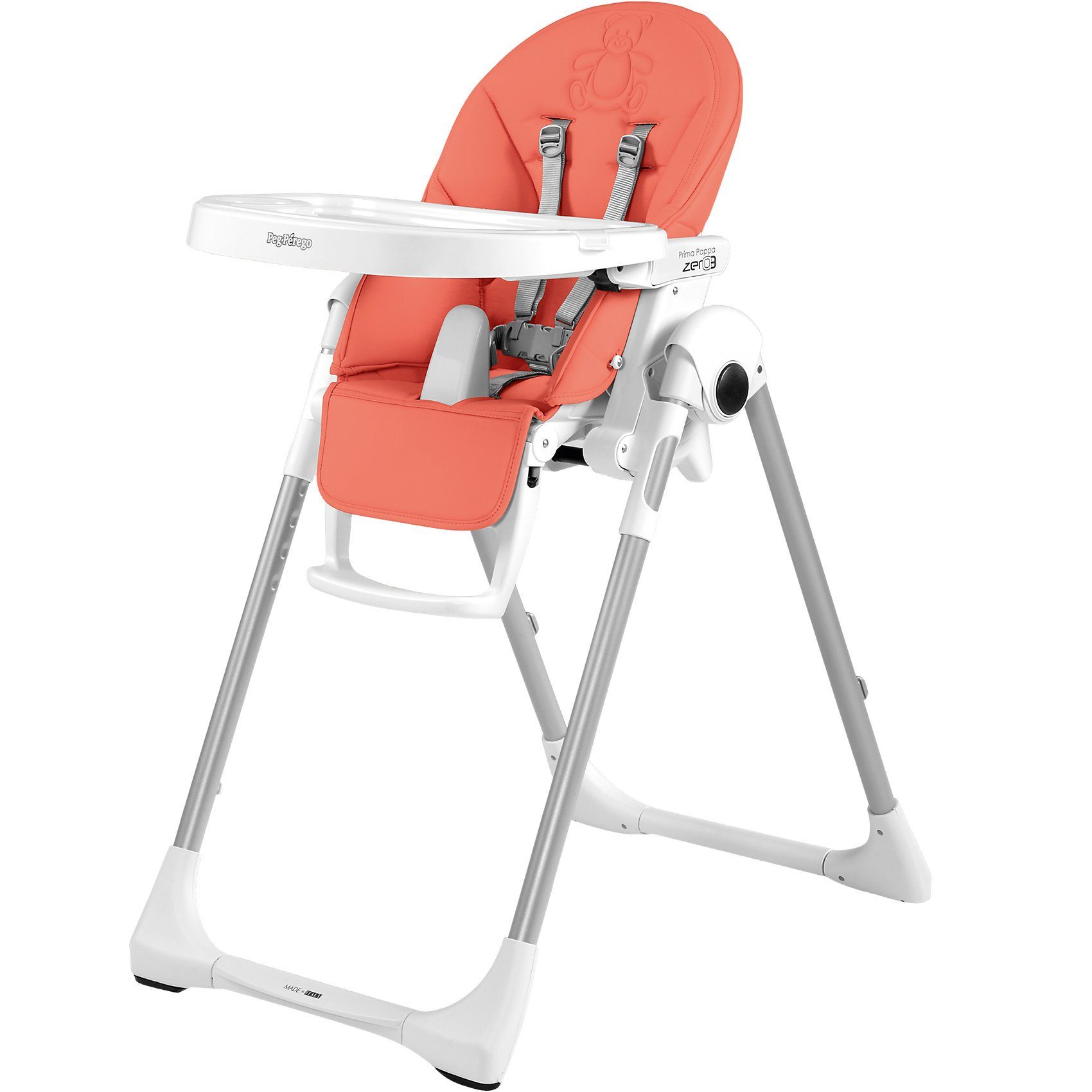 Housse De Rechange Imperméable Pour Chaise Haute Peg Perego Prima Pappa Tatamia - Rouge Vif