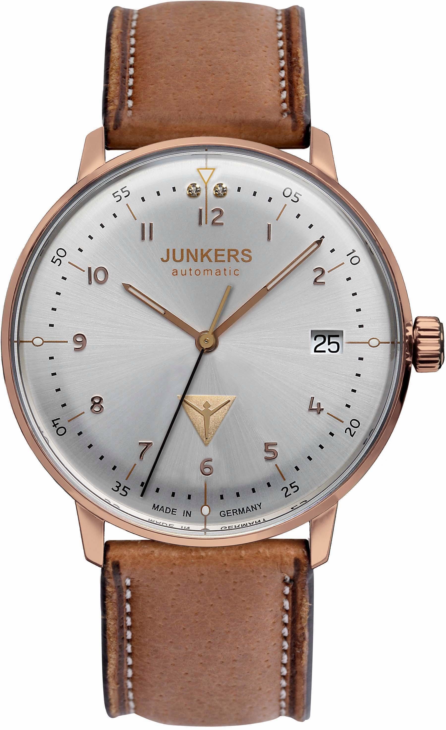 Junkers Uhren Automatikuhr »Bauhaus, 6069M4«, made in Germany online kaufen | OTTO Junkers Uhren Automatikuhr »Bauhaus, 6069M4«, made in Germany online kaufen | OTTO