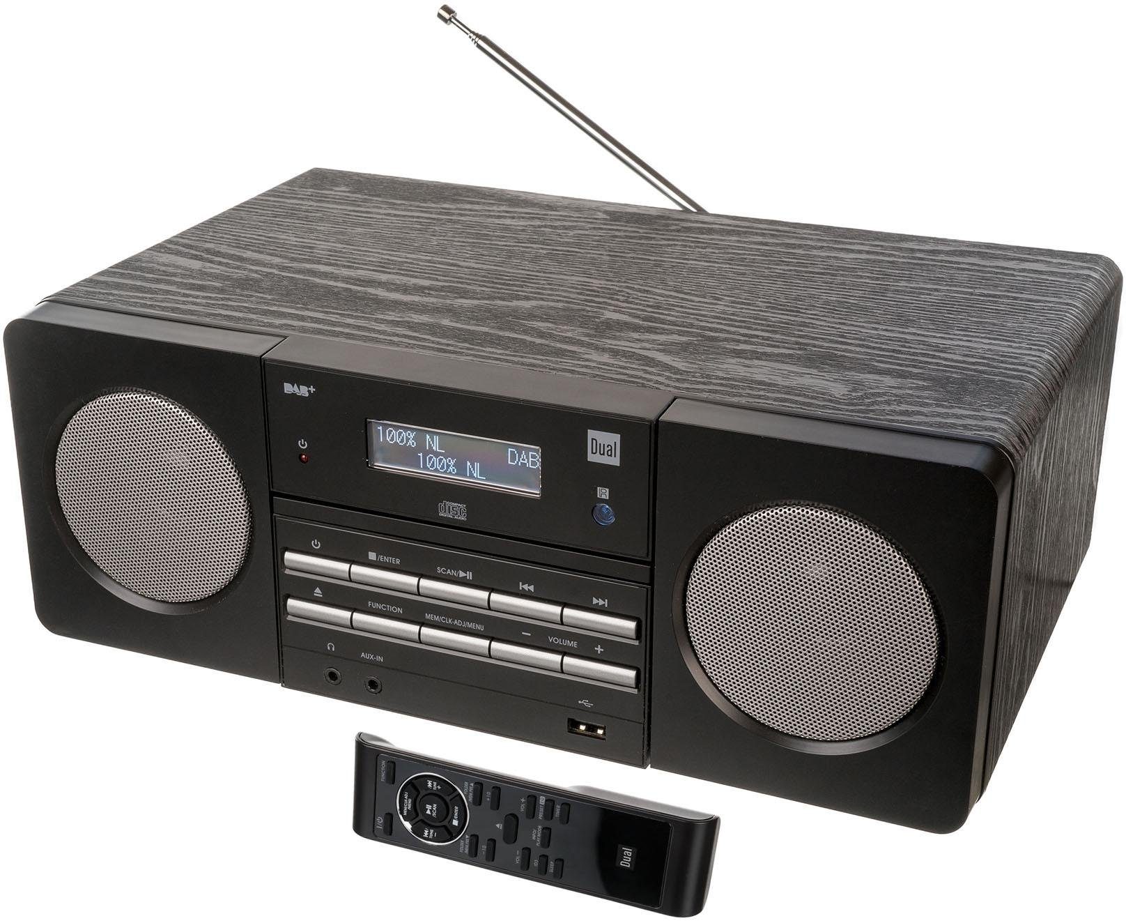 Dual »DAB 410« Microanlage (Digitalradio (DAB), FMTuner mit RDS, 10 W