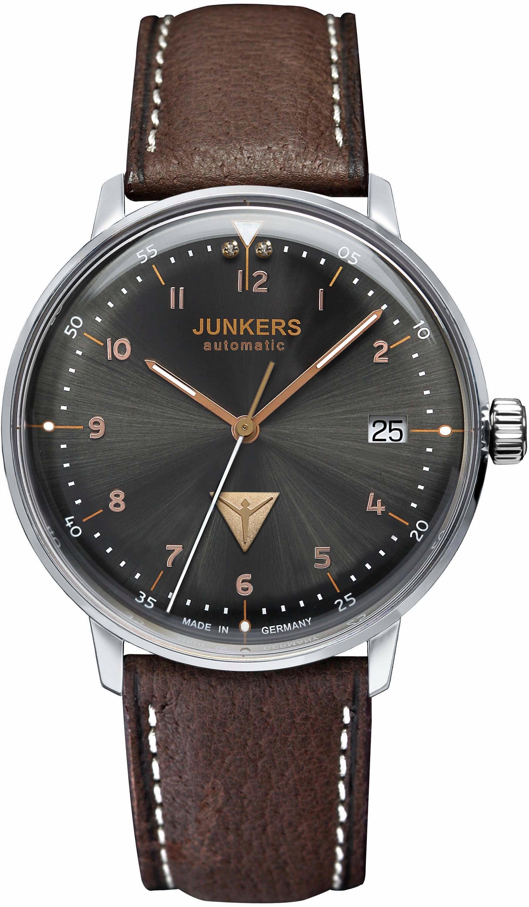 Junkers Uhren Automatikuhr »Bauhaus, 6069M4«, made in Germany online kaufen | OTTO Junkers Uhren Automatikuhr »Bauhaus, 6069M4«, made in Germany online kaufen | OTTO
