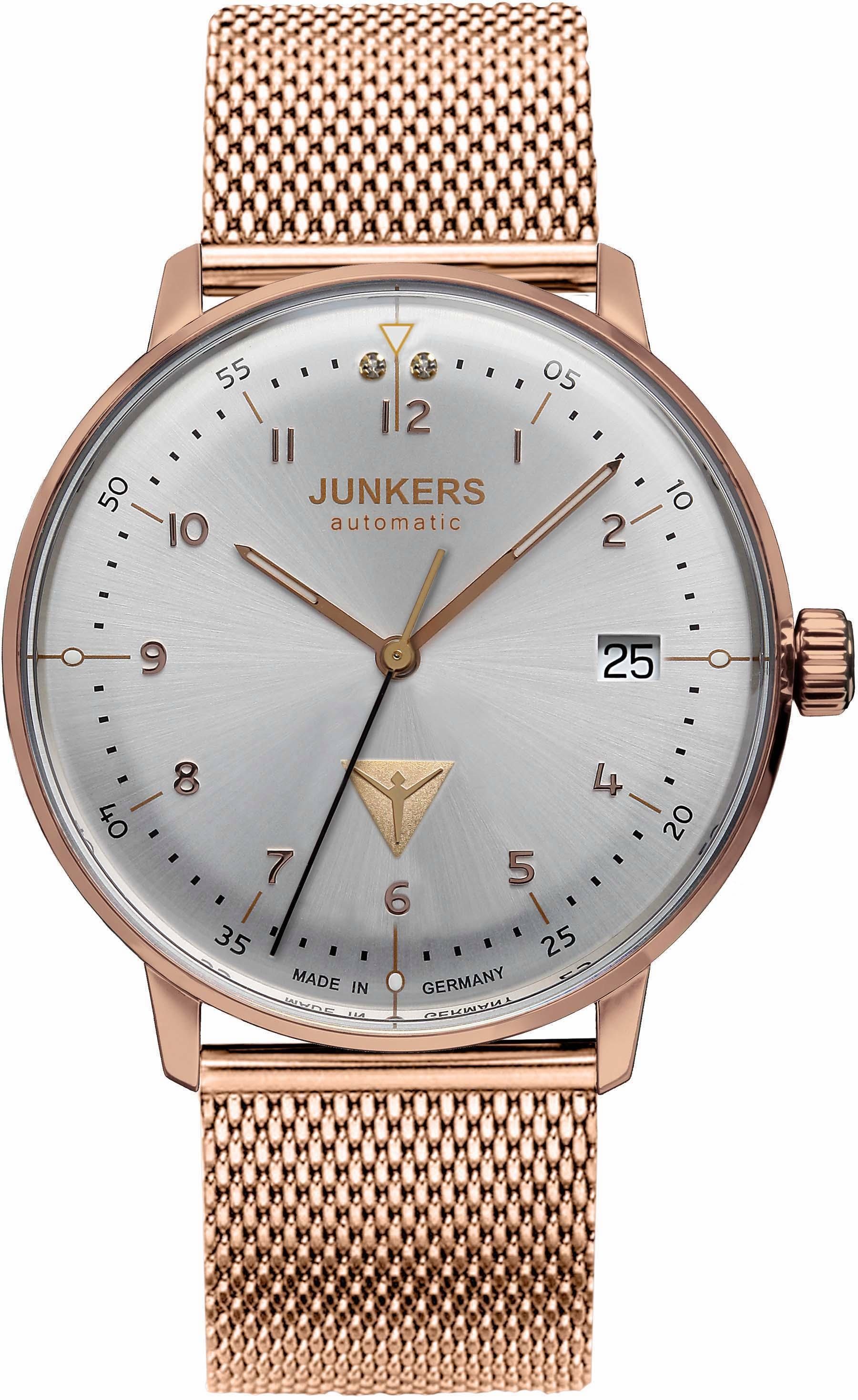 Junkers Uhren Automatikuhr »Bauhaus, 6069M4«, made in Germany online kaufen | OTTO Junkers Uhren Automatikuhr »Bauhaus, 6069M4«, made in Germany online kaufen | OTTO