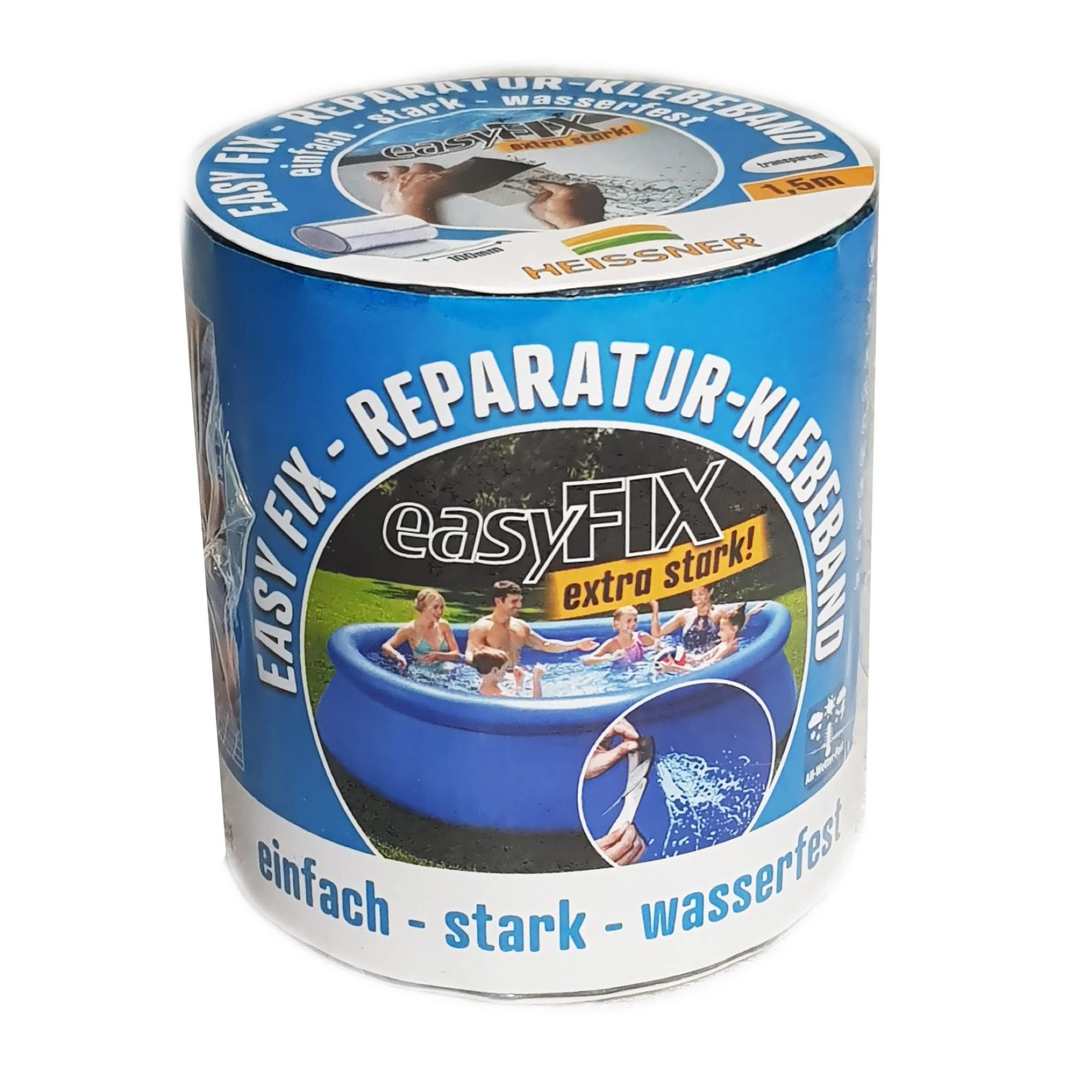 Heissner Klebeband Reparatur-Klebeband 'EASY FIX', 150cm transparent (1-St)