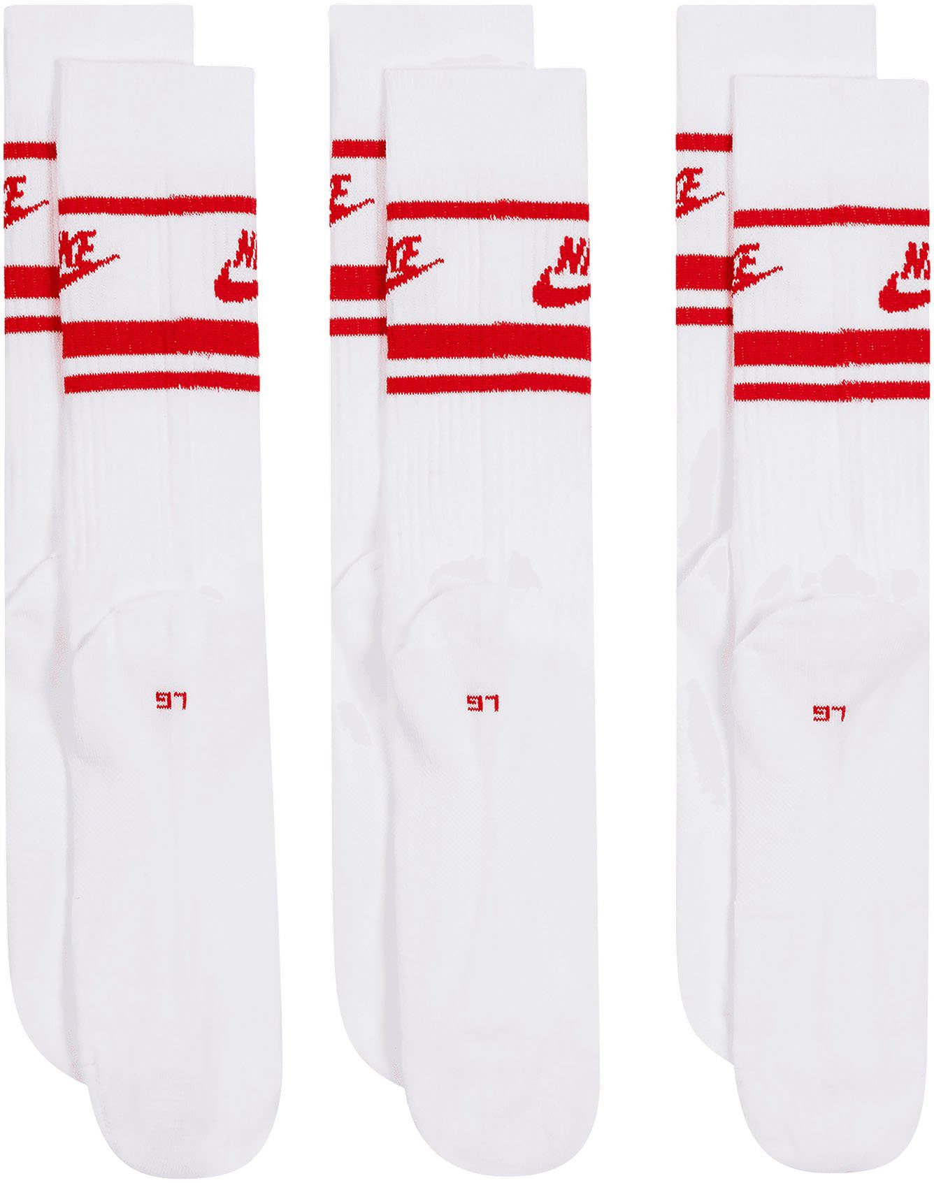 Nike Sportswear Sportsocken EVERYDAY ESSENTIAL CREW SOCKS (3 PA (Packung, 3-Paar)