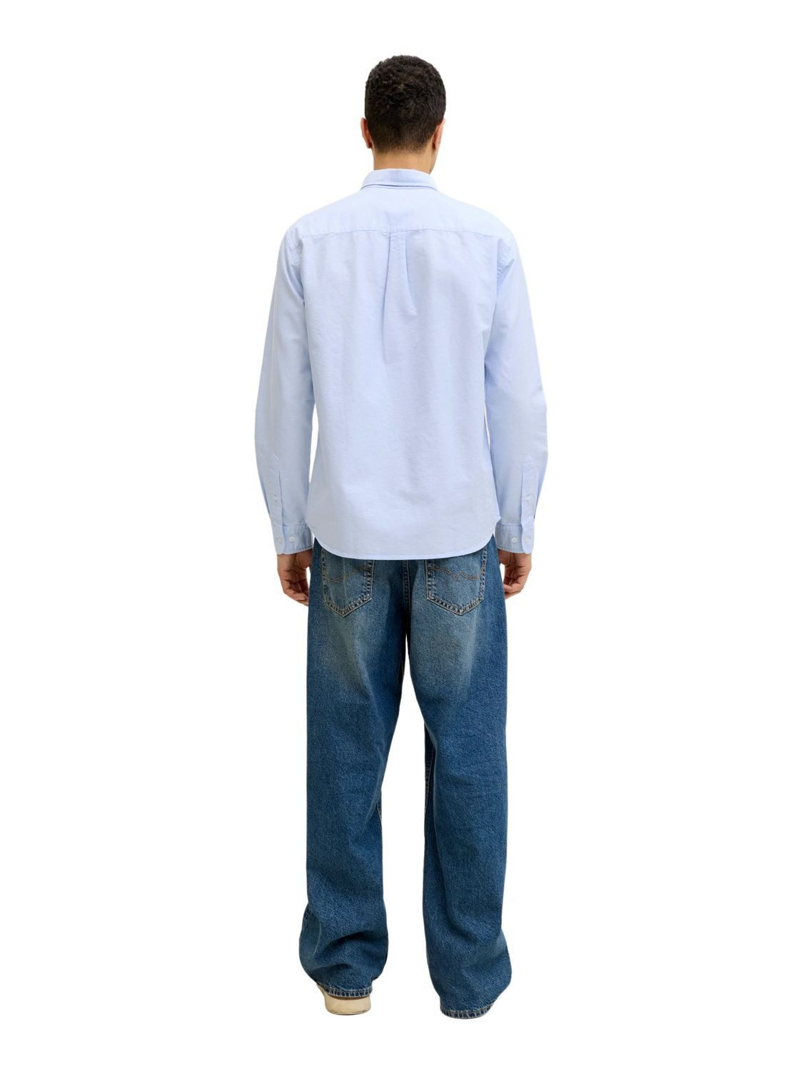 Jack & Jones Langarmhemd JJEHARVEY OXFORD (1-tlg) – Bild 3 von 5