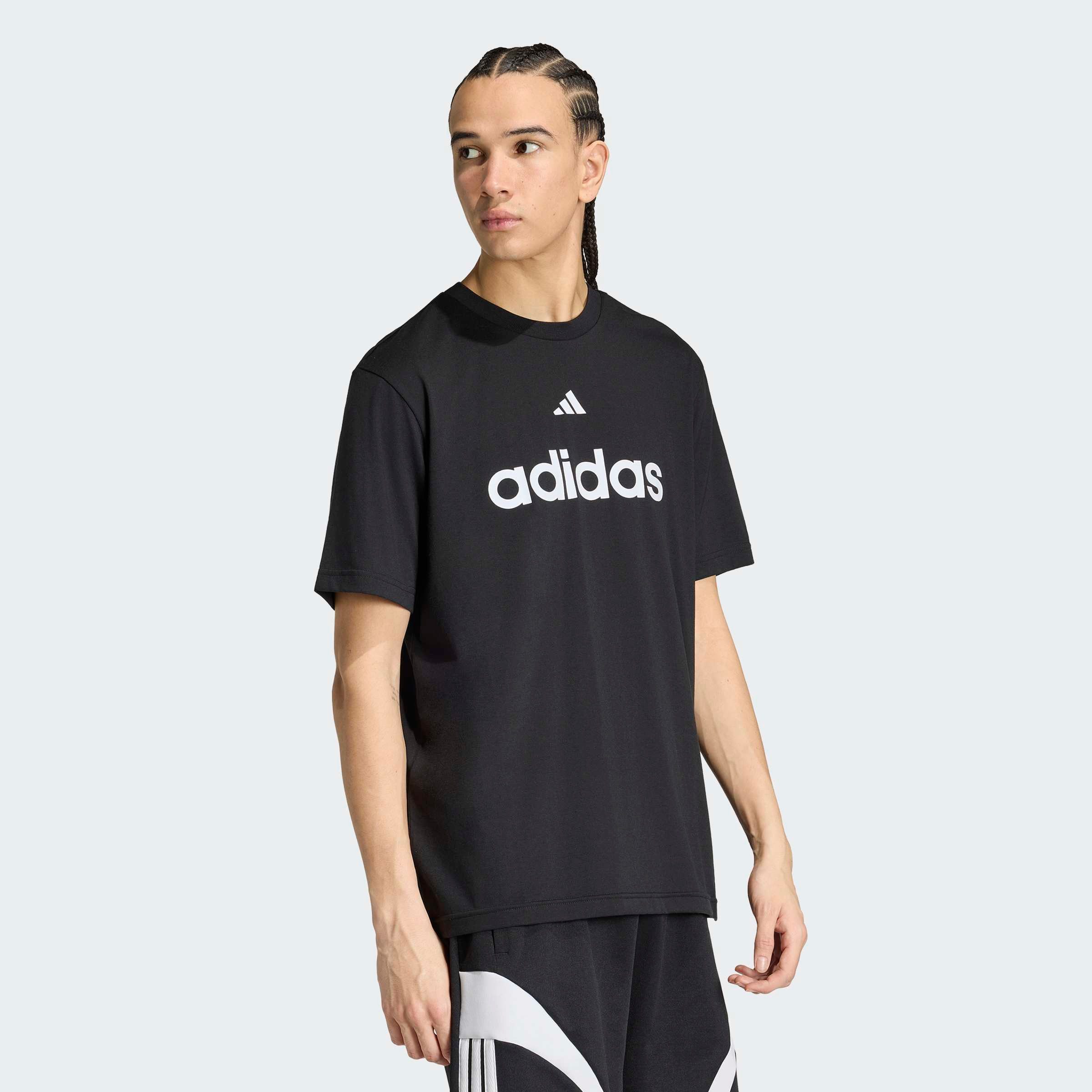 adidas Sportswear T-Shirt M HOT AO T mit Rundhalsausschnitt, ohne Verschluss, normale Länge