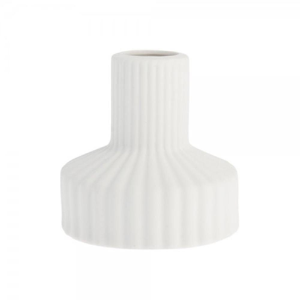 Storefactory Dekovase (10cm) Samset Vase Weiß