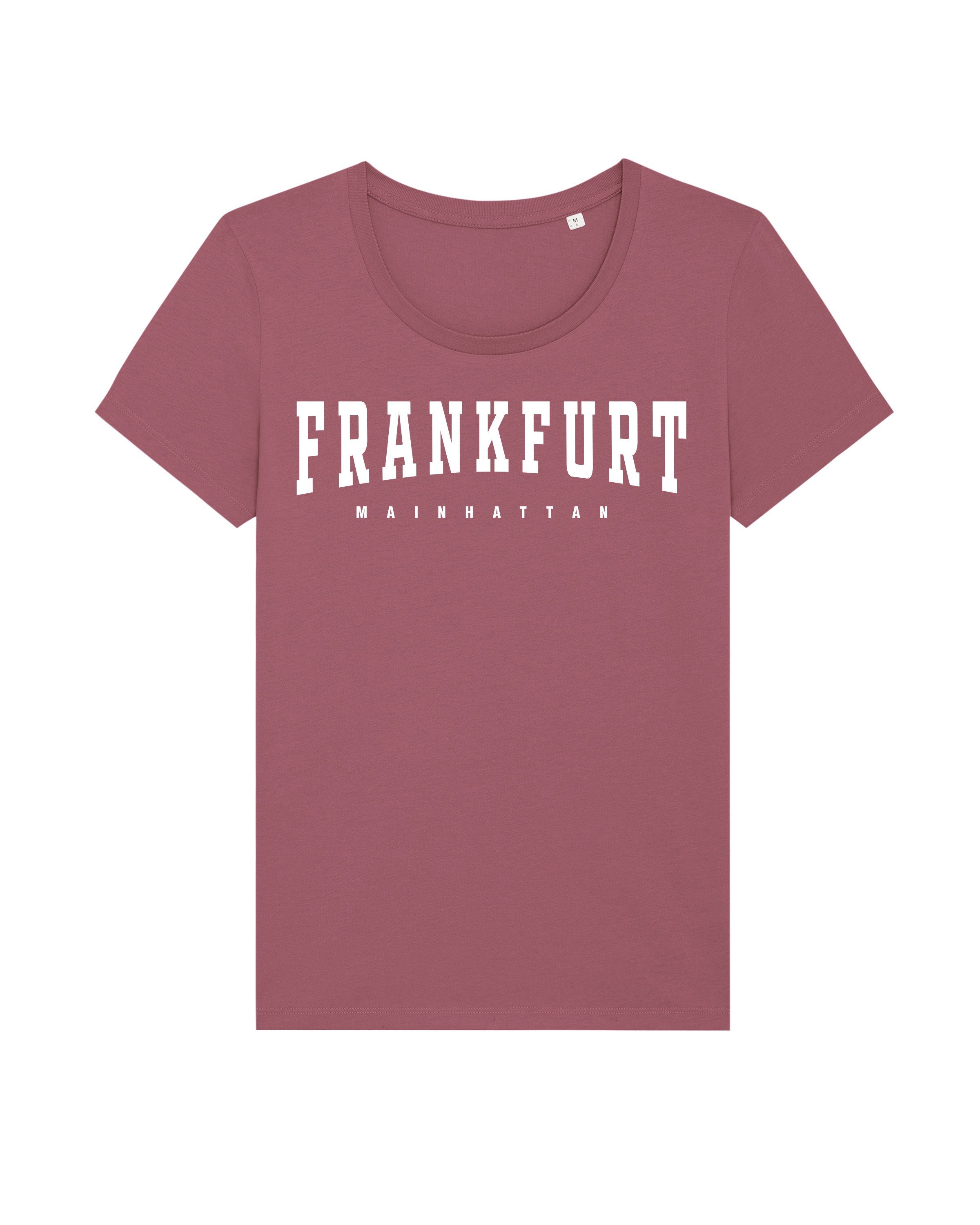 wat? Apparel Print-Shirt Frankfurt (1-tlg) Hibiscus Rose | T-Shirts