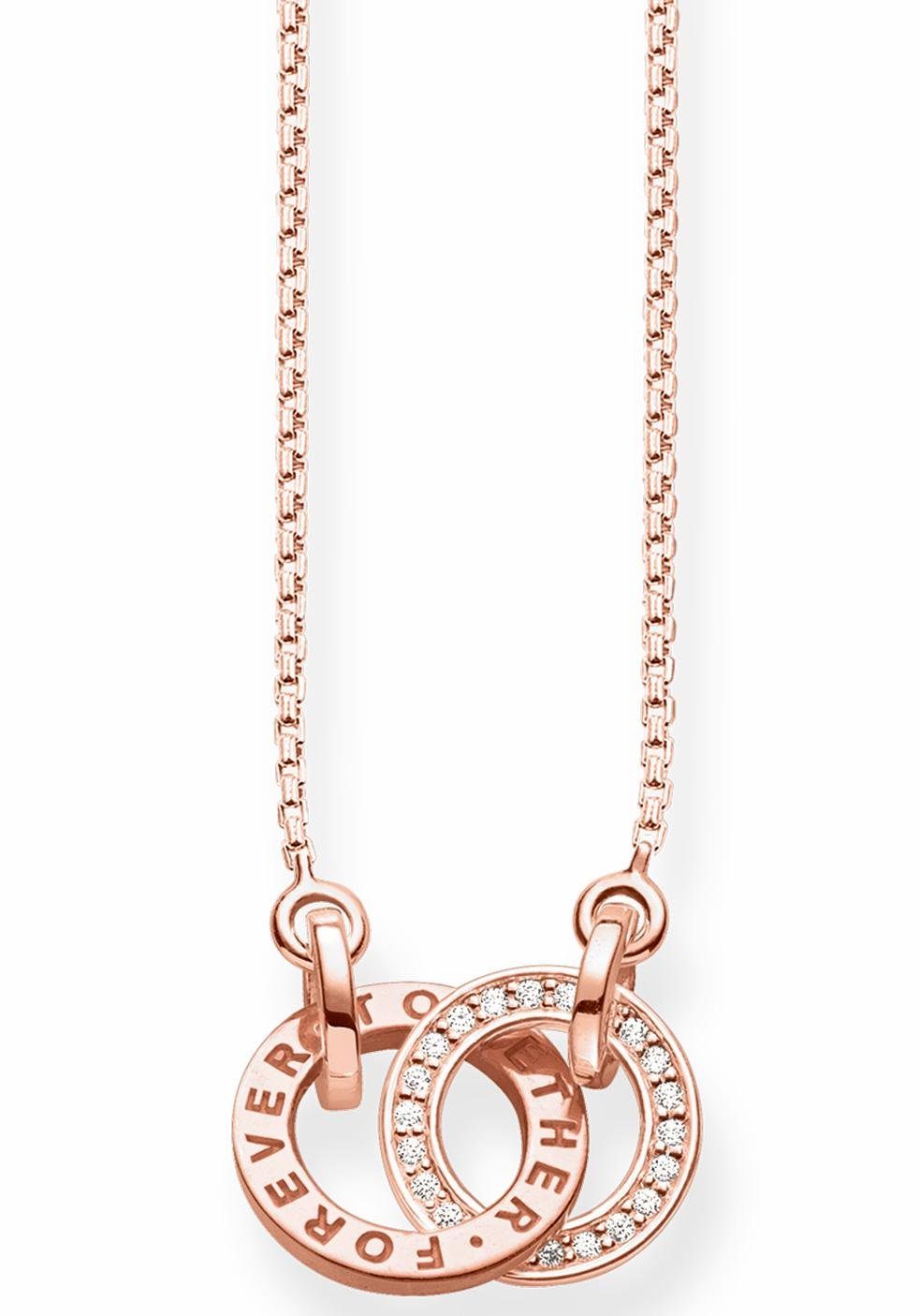 THOMAS SABO Kette mit Anhänger »FOREVER TOGETHER Klein, KE1488-416-40-L45v« mit Zirkonia online ...