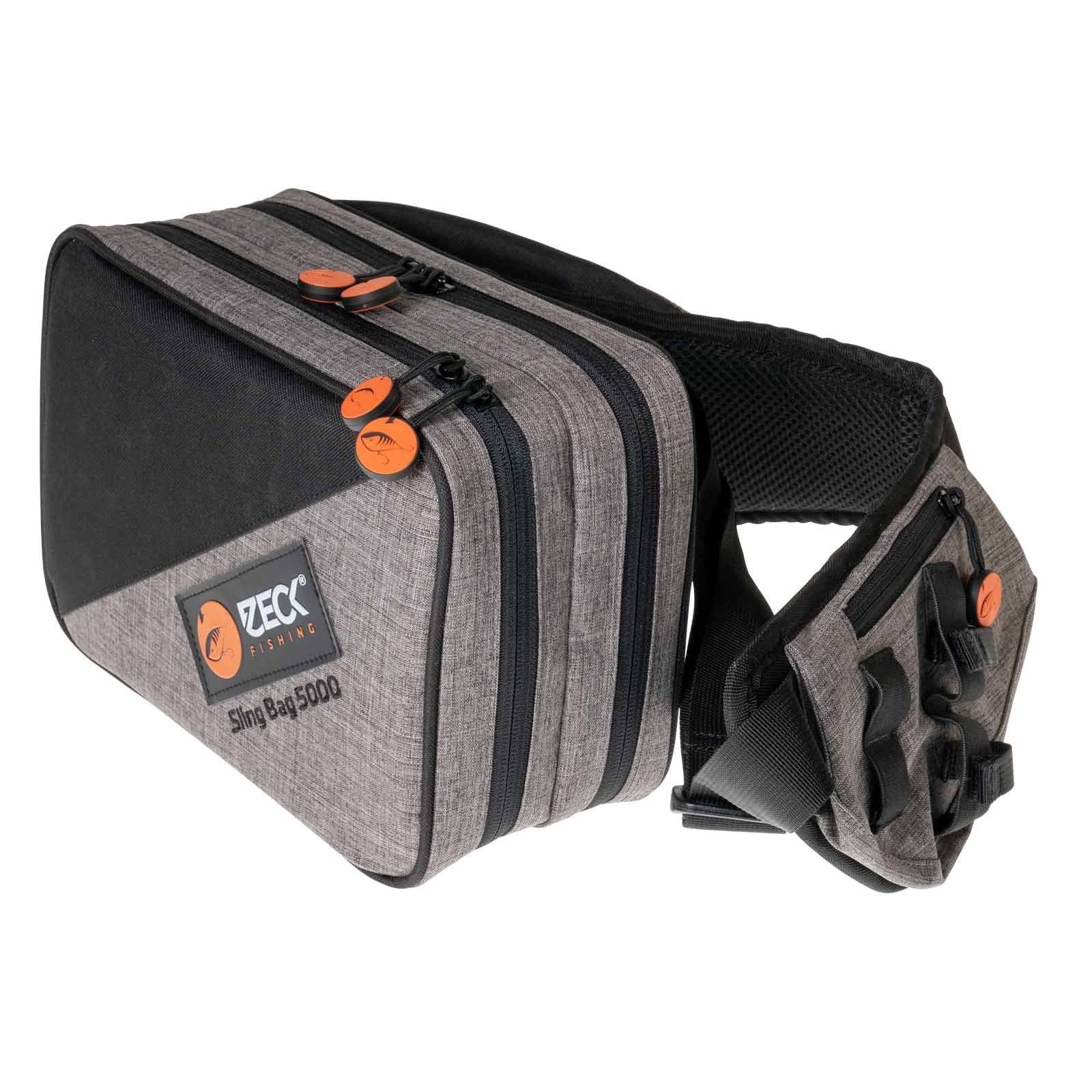 Zeck Fishing Рыболовный чехол, Sling Bag 5000 + 2 x Tackle Box WP M Angelrucksack mit Box