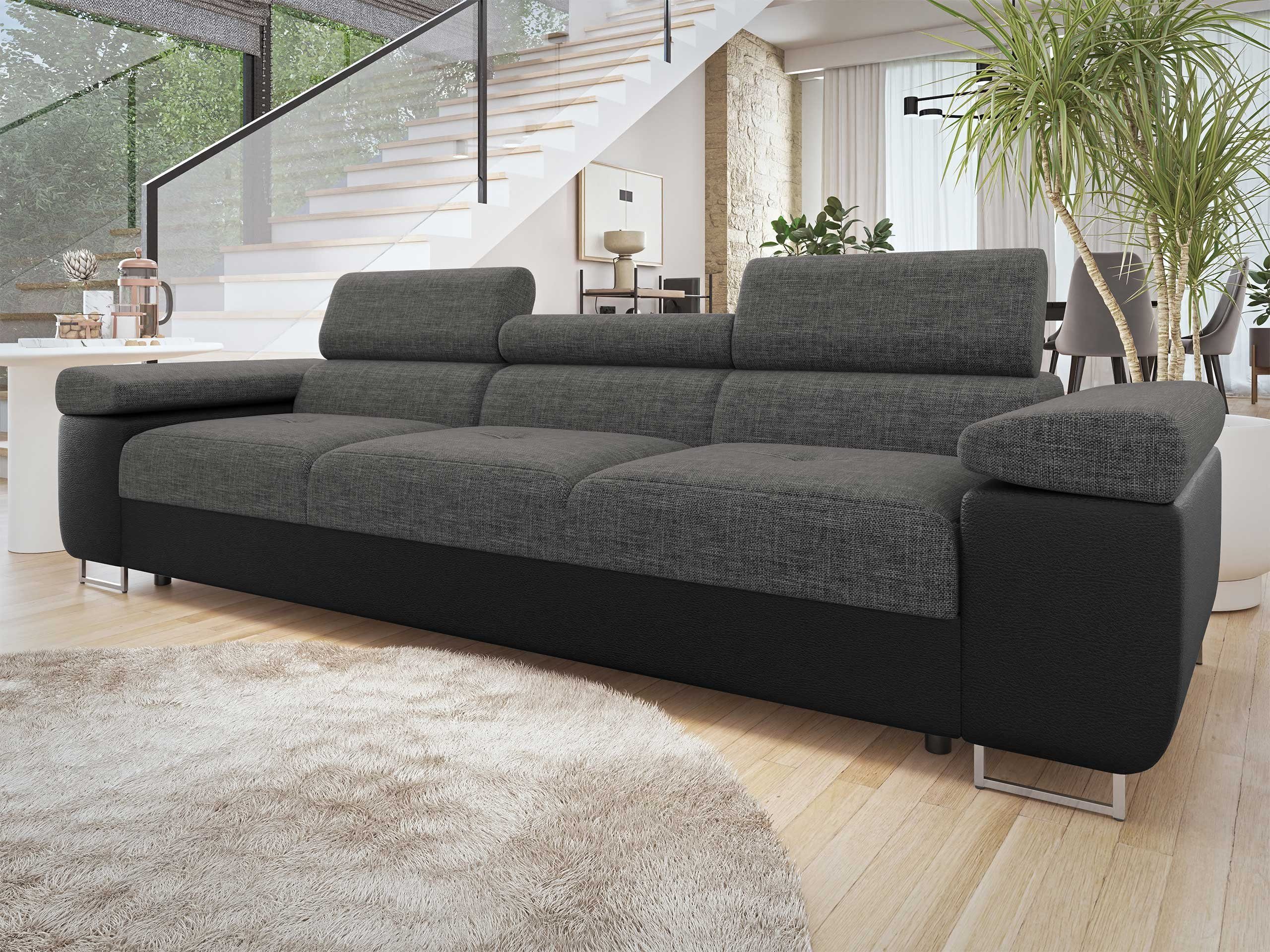 MIRJAN24 Sofa Torezio 3, Einstellbare Kopfstützen, günstig online kaufen