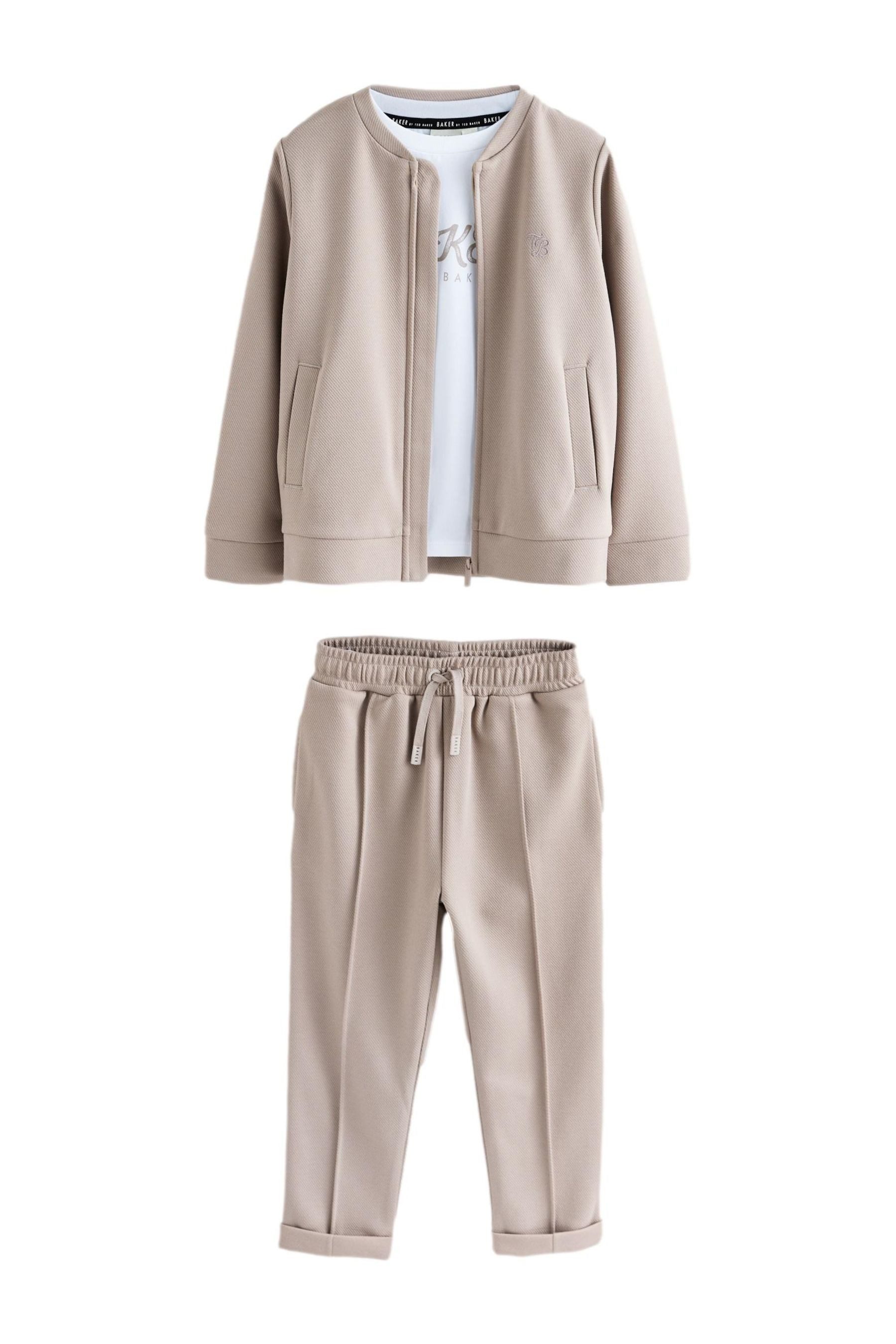 Baker by Ted Baker Shirt & Hose Baker by Ted Baker Jacke, T-Shirt und Hose, Set (3-tlg)