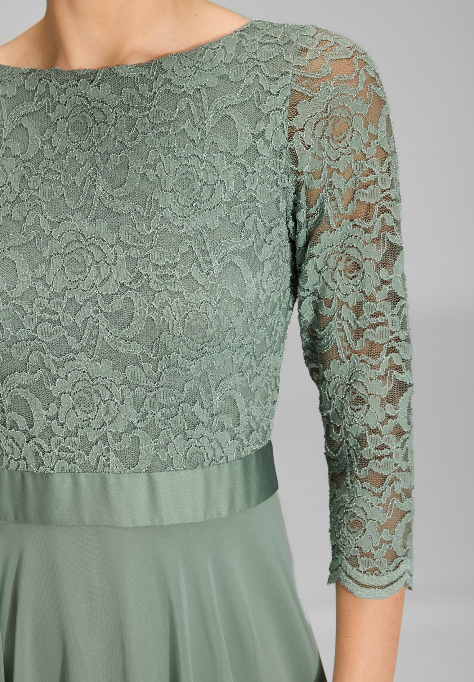 SWING Abendkleid Taillierter Schnitt mit ausgestelltem Rockteil – Bild 4 von 5