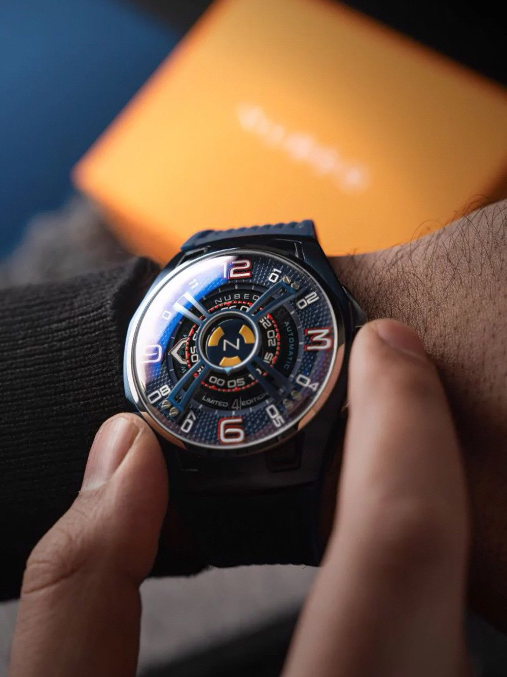 Nubeo Automatikuhr Nubeo NB-6094-03 Herrenuhr OAO Automatik Limited Edition 44mm 5ATM Nubeo NB-6094-03 Herrenuhr OAO Automatik Limited Edition 44mm 5ATM