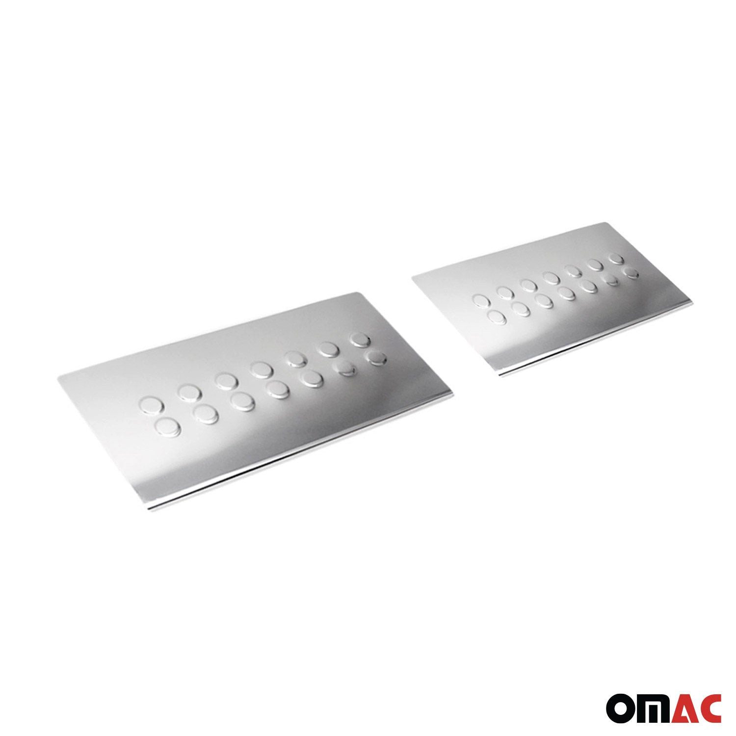 OMAC Zierleisten-Aufkleber Einstiegsleisten für Renault Master 2010-2024 Edelstahl Silber 2tlg, (2tlg), Langlebig,Einfache Reinigung,Einfache Installation,Rostbeständig