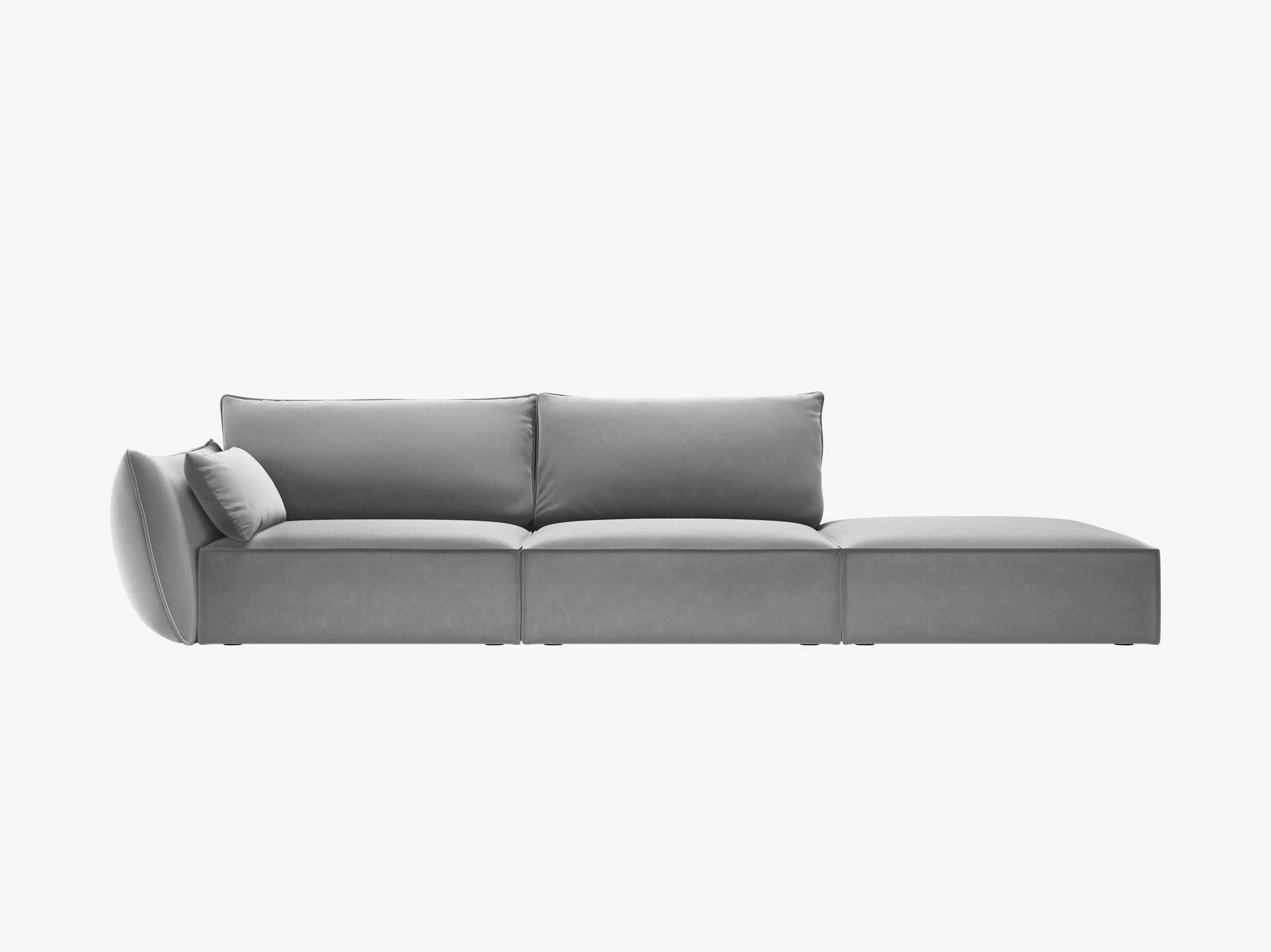 Micadoni Sofa Kaelle, 4-Sitzer eine Seite offen