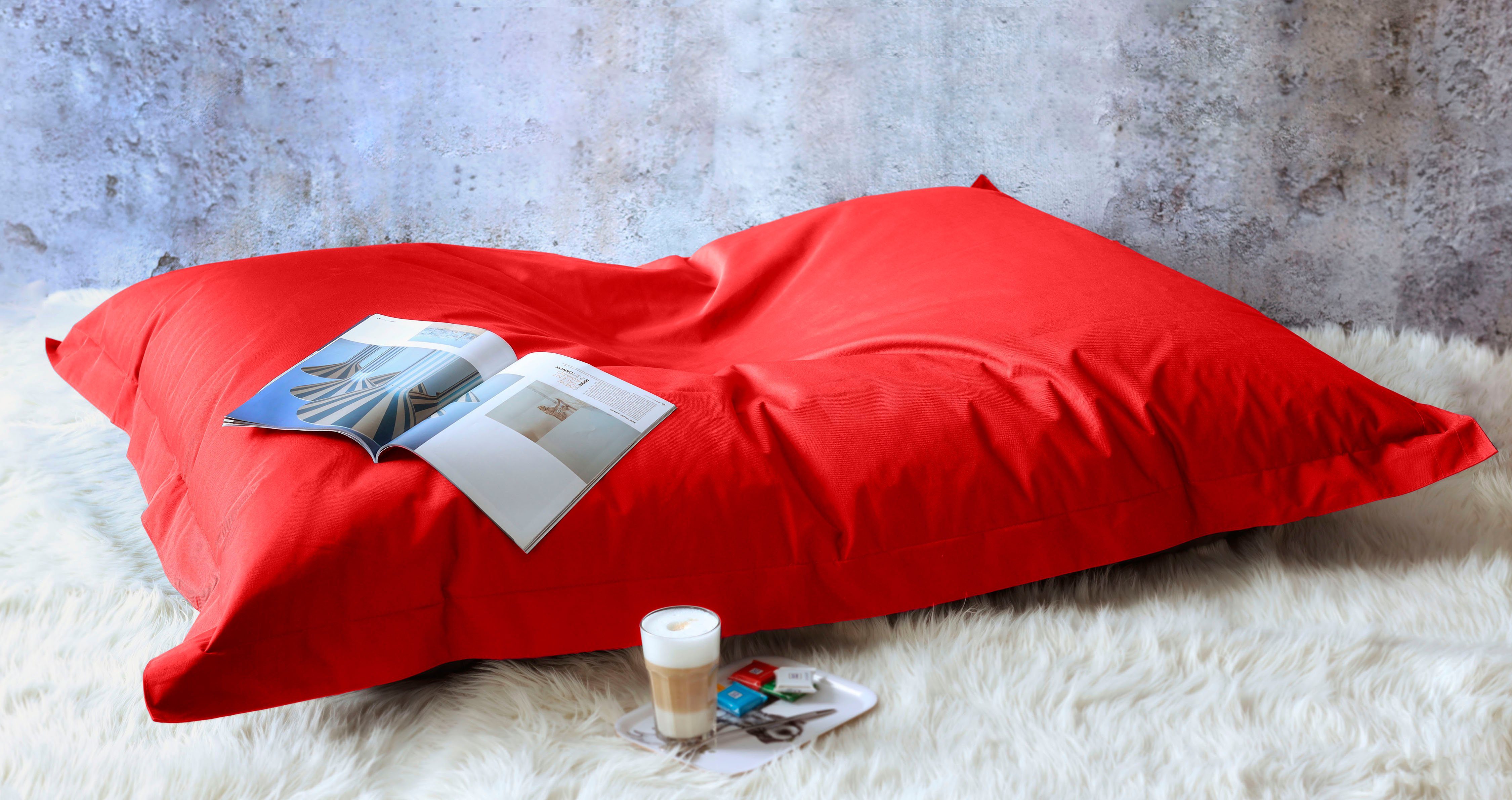 KiNZLER Sitzsack XXL Outdoorfähig (1 St), Uni Farben, Outdoor geeignet, ideal im Wohnzimmer & Kinderzimmer