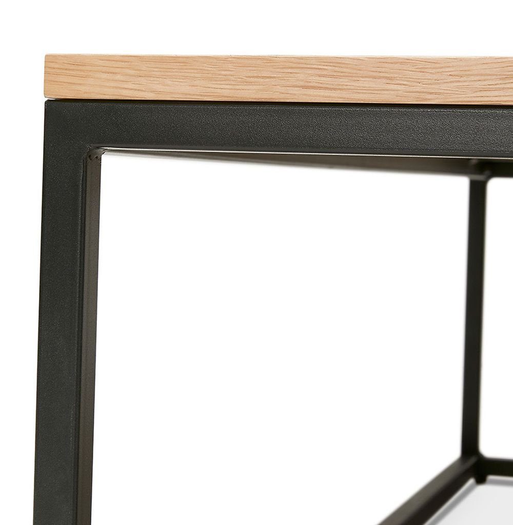 Couchtisch Helles IDUNA (natural,black) KADIMA DESIGN Beistelltisch Holz