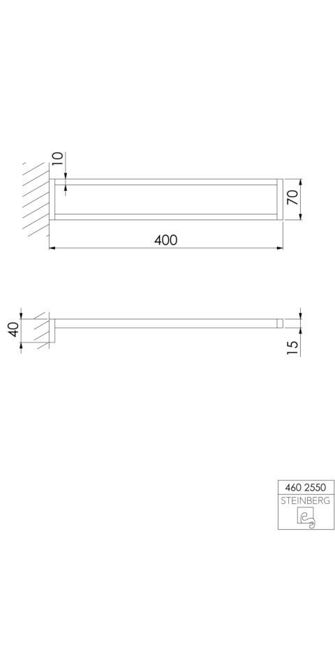 Steinberg Handtuchhalter