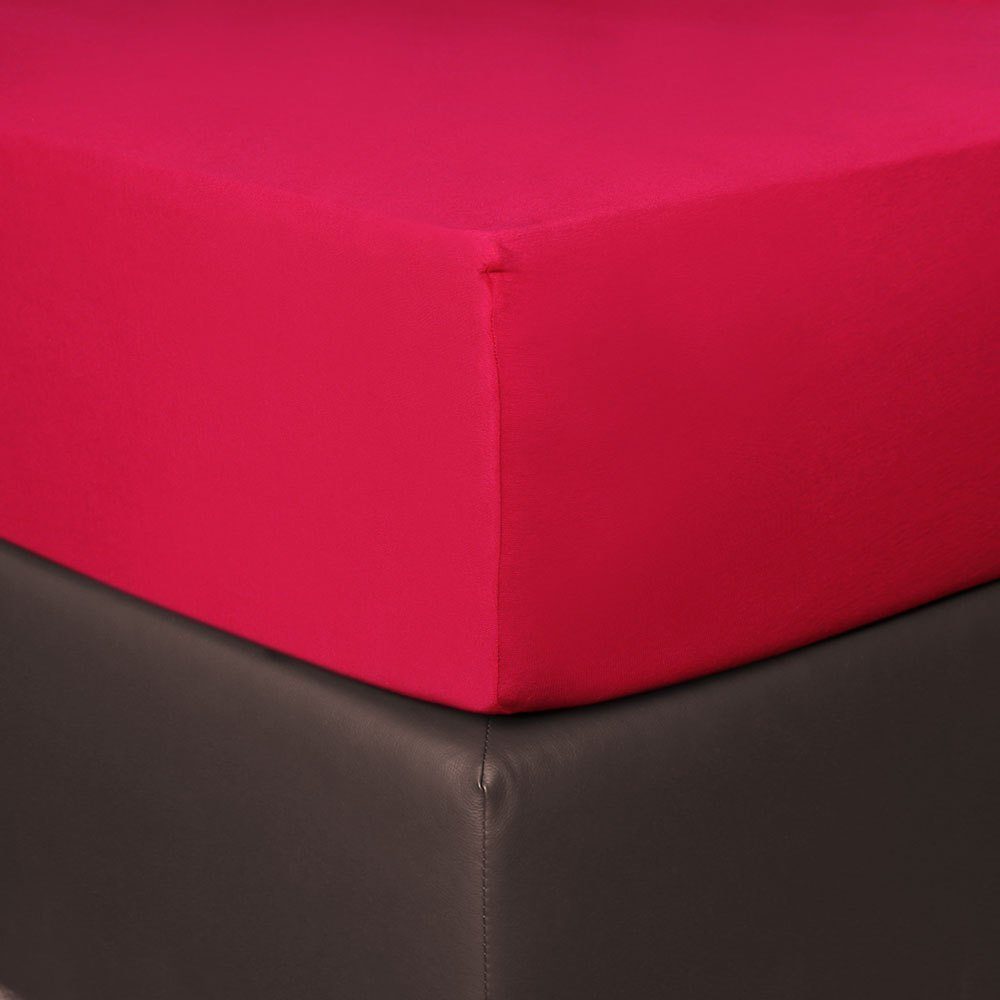 BETTWARENSHOP Spannbettlaken Boxspring, Jersey, Gummizug: Rundumgummi, günstig online kaufen