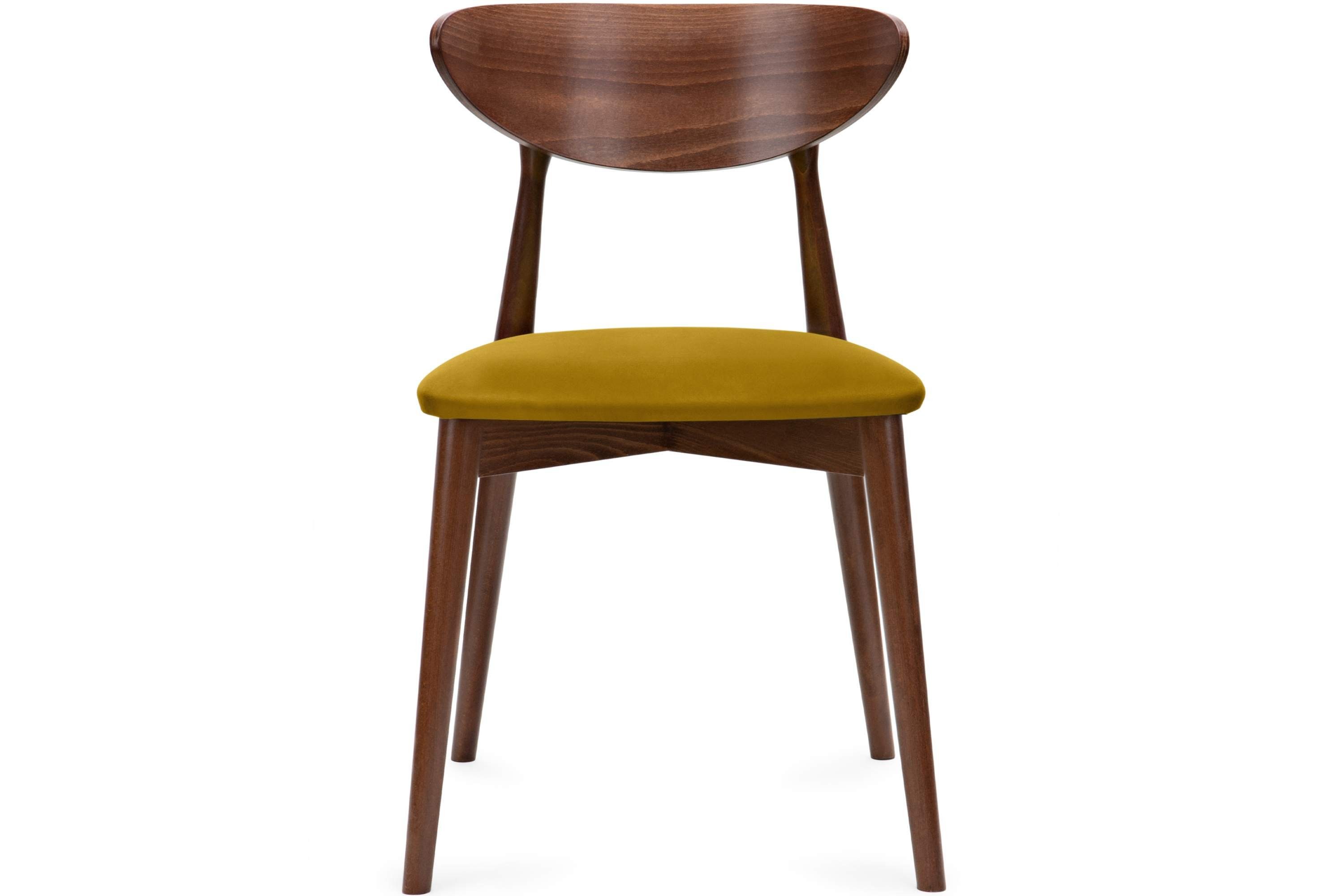 KONSIMO® Holzstuhl RABI Küchenstühle, Esszimmerstühle, hergestellt in der EU (2 St), Gestell aus Buche Massivholz, Japandi, fertigmontiert