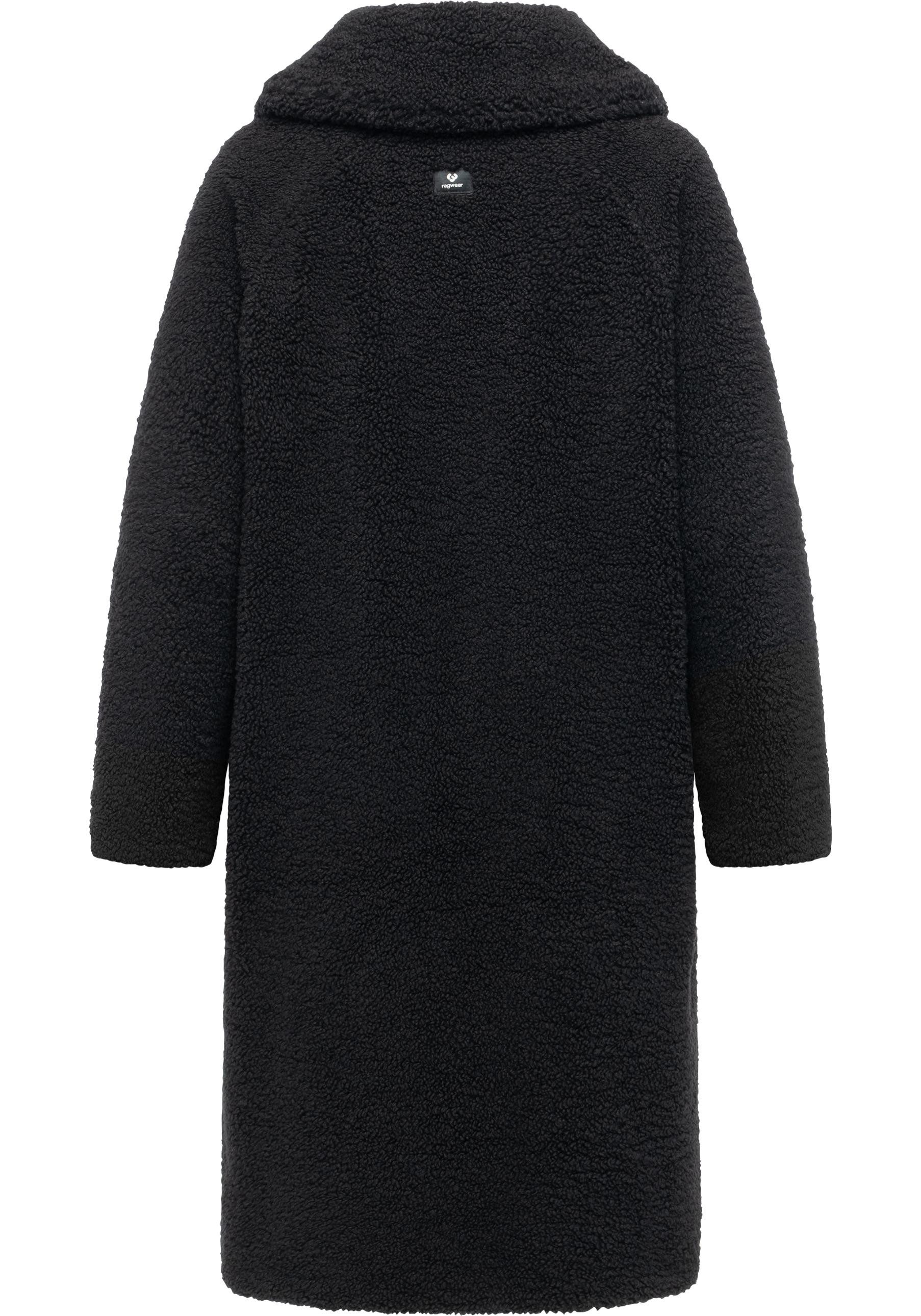 Ragwear Fellimitatmantel Tedyco YOUMODO flauschige Übergangsjacke aus kuscheligem Teddyfleece