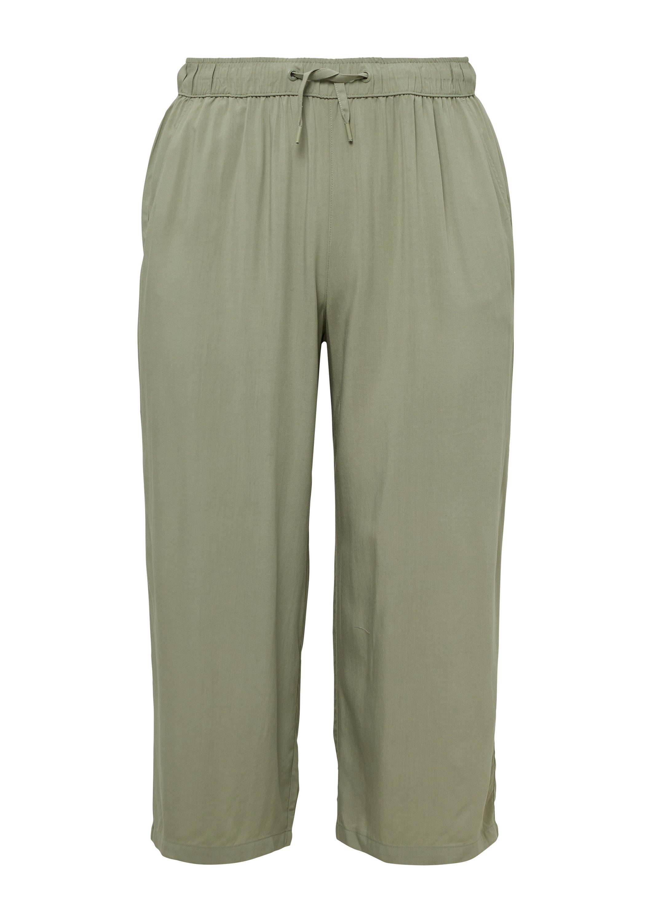 QS Culotte Hose Fließende Culotte aus Viskose günstig online kaufen