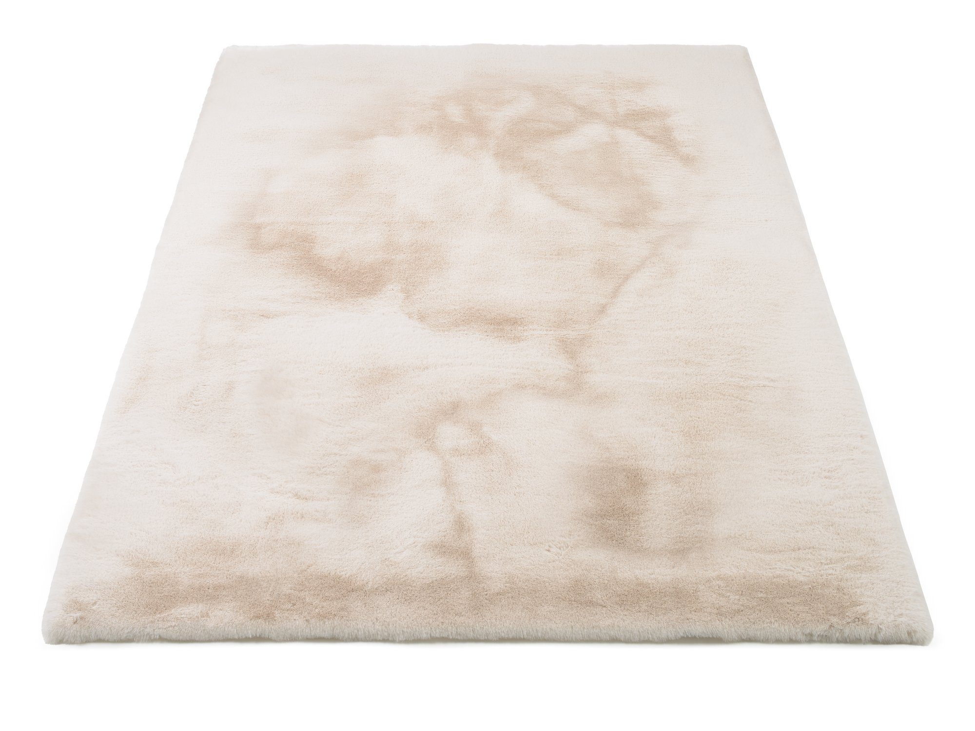 OCI DIE TEPPICHMARKE Hochflor-Teppich ROCKY SOFT, rechteckig, Höhe: 35 mm, Kunstfell, weich, kuschelig, maschinell gewebt, Kaninchen Haptik