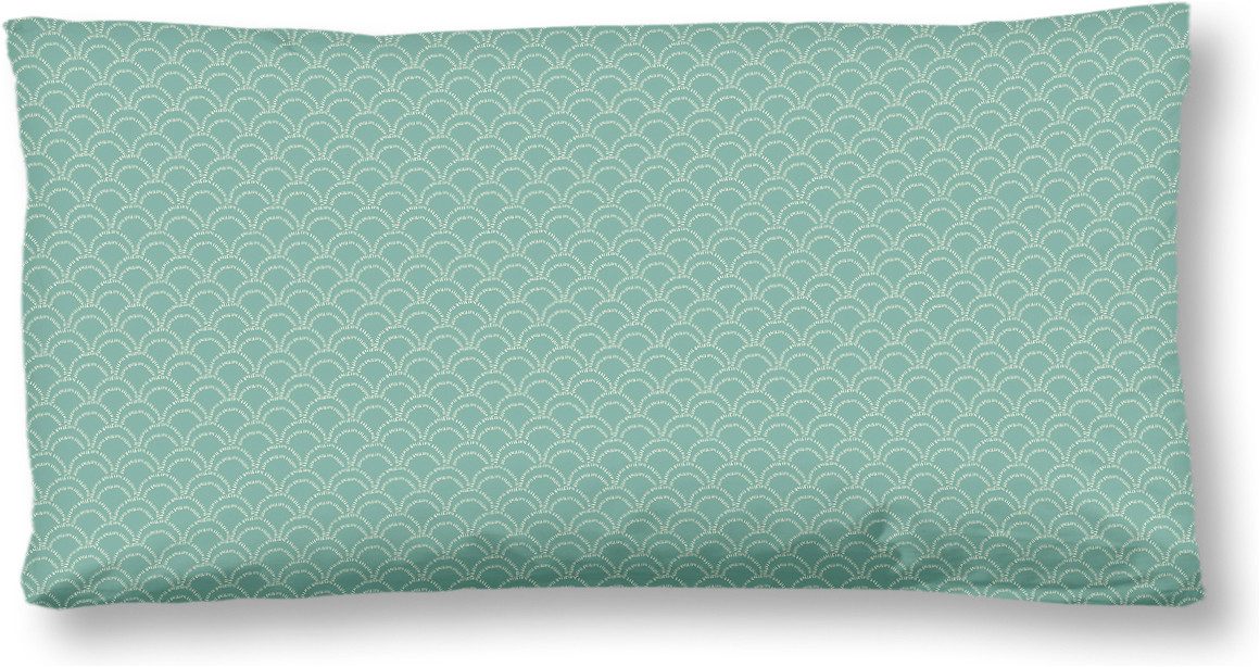hip Kissenbezüge Vespera, (1 Stück), Baumwolle, Mako-Satin, 40x80, 1 Stück, Reißverschluss, grün