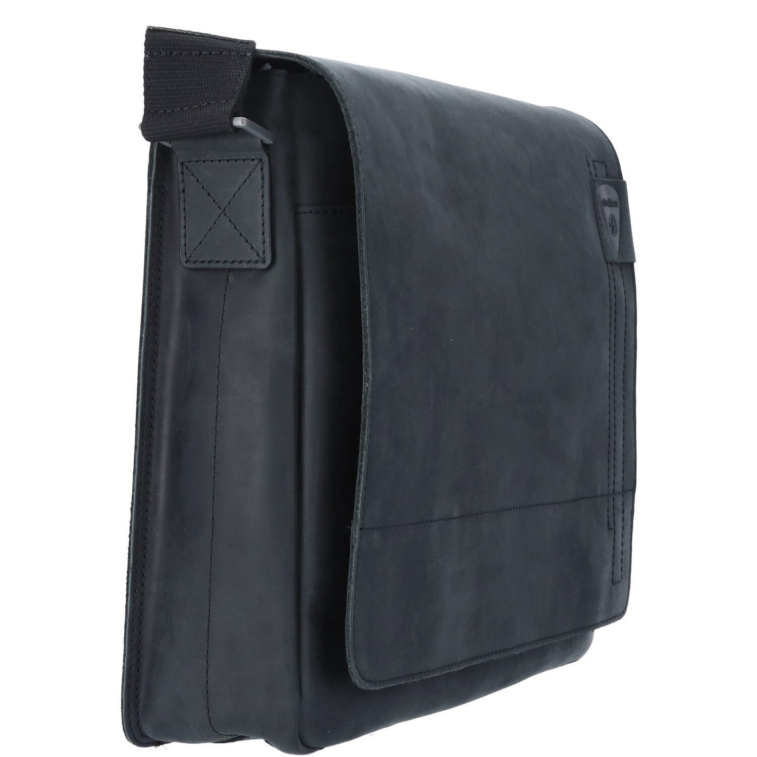 Strellson Umhängetasche Strellson Leder Messenger Richmond Jeremy Black (1, 1-tlg., 1)
